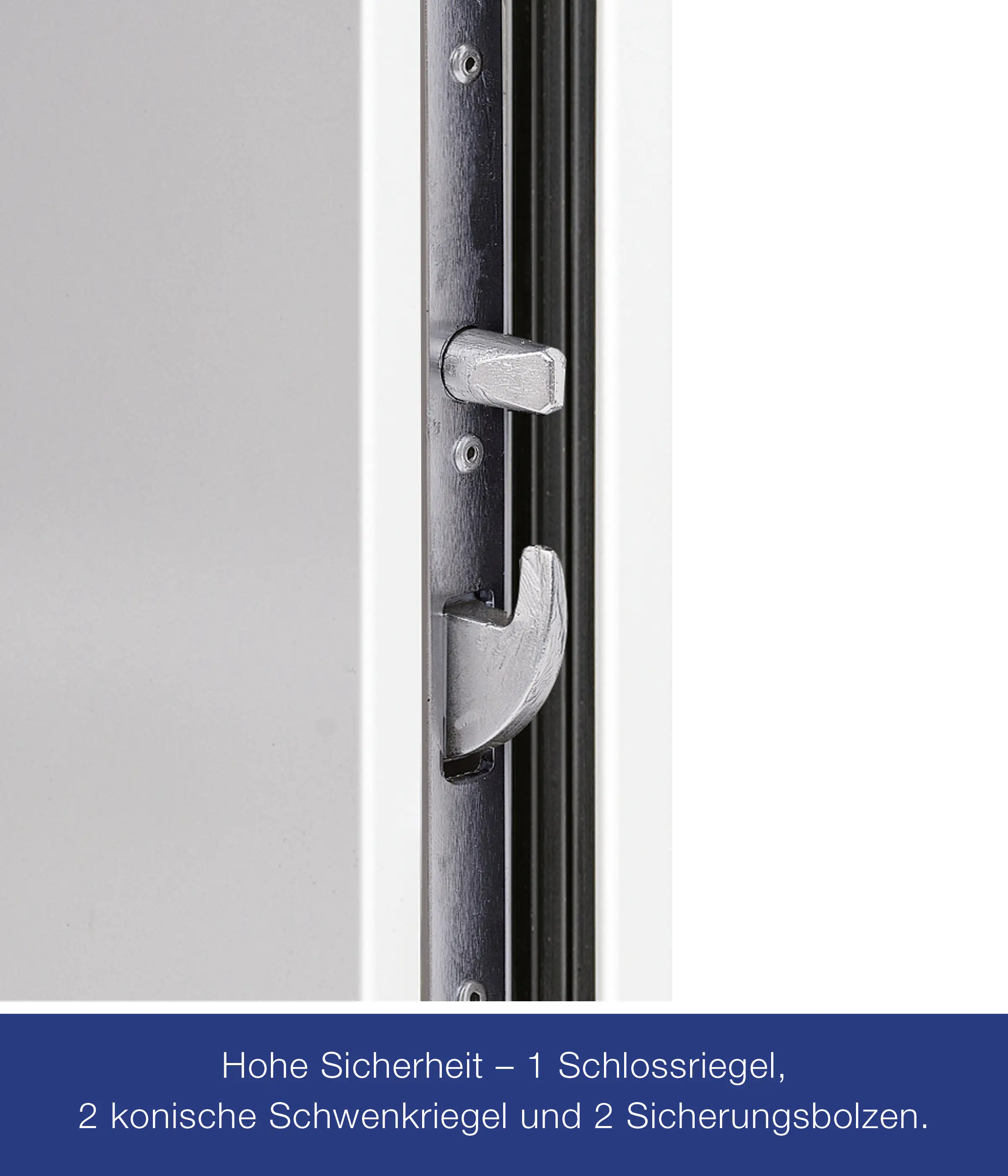 Hörmann Sicherheitstür KSI Thermo46 RC2 weiß 100 x 210 cm Links