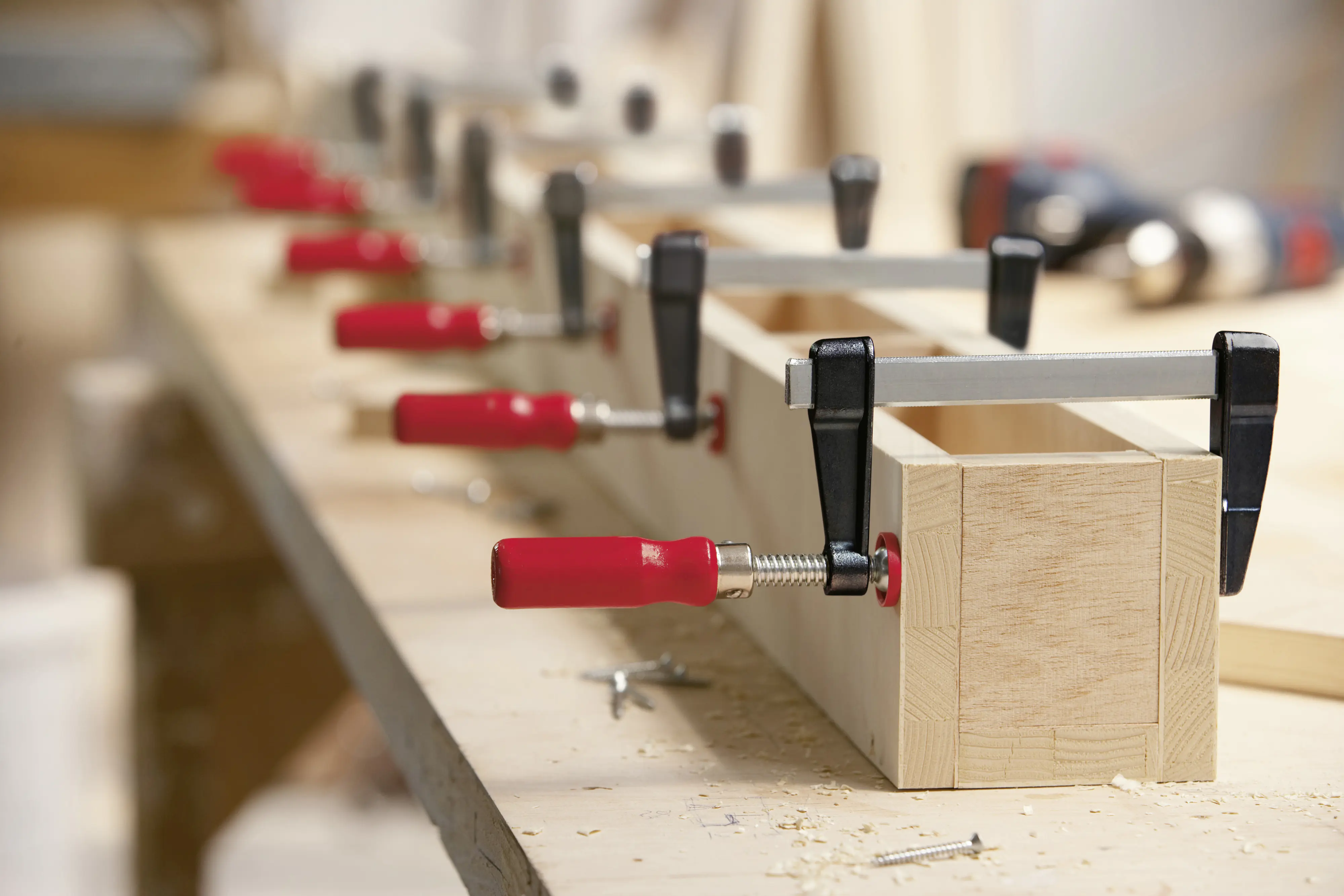 Bessey Druckguss-Zwinge Zink-Druckguss schwarz beschichtet