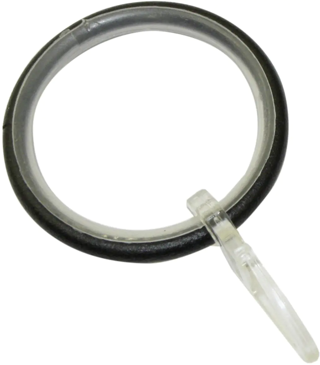 Gardinia Gardinenringe Industrial Home für Ø 25 mm schwarz