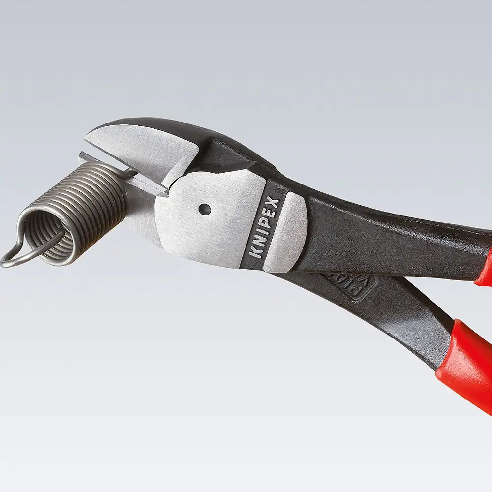 Knipex Kraftseitenschneider 180 mm schwarz Mehrkomponenten-Hülle