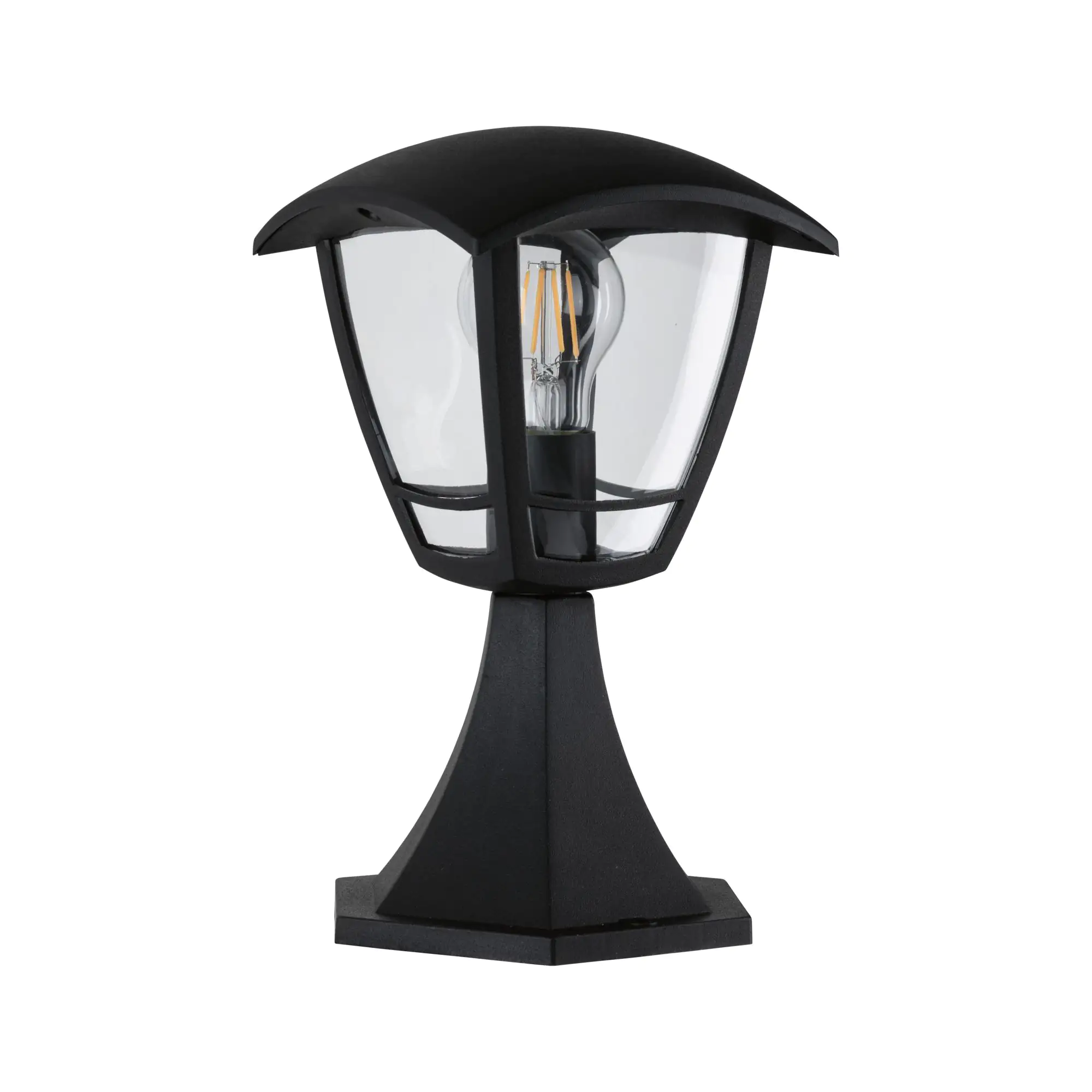 Paulmann Pollerleuchte Classic Curved schwarz 28 cm E27 12 W