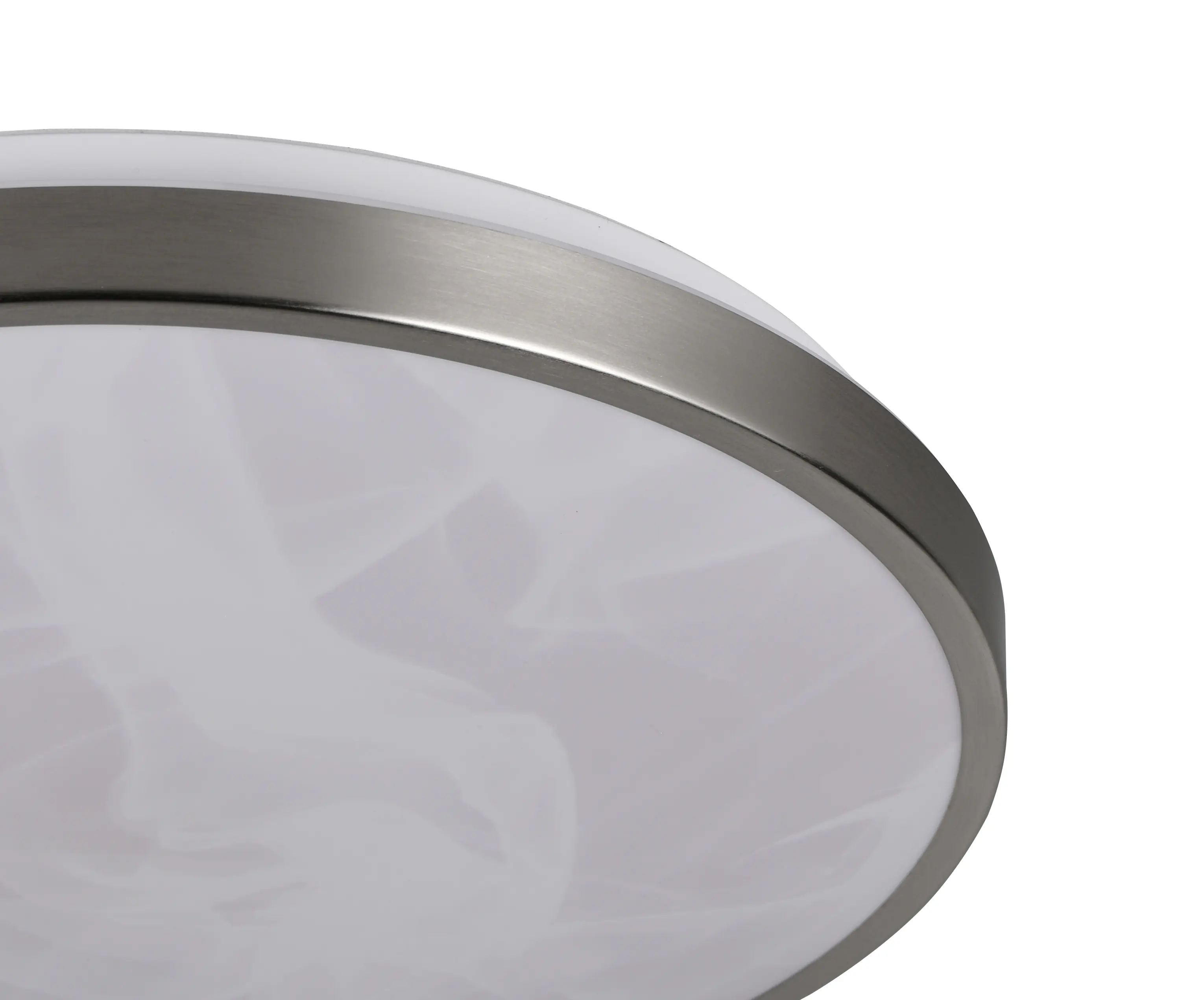 Trio LED-Deckenleuchte Fena Ø38,5 cm Nickel matt DIP-Switch