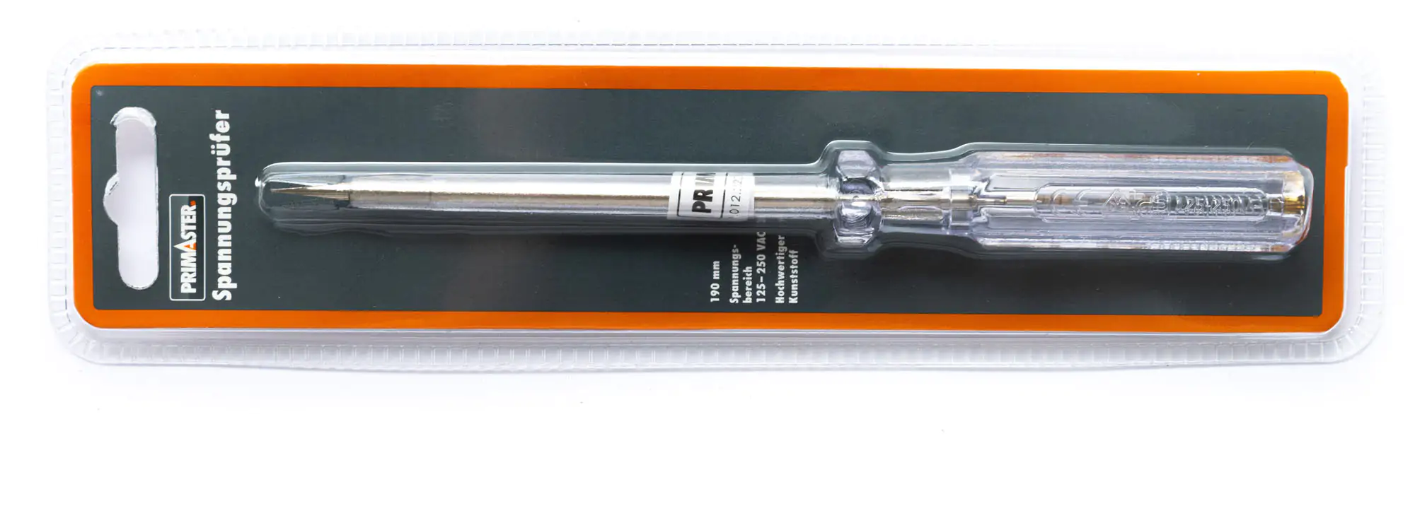 Primaster Spannungsprüfer 125 - 250 V 19 cm mit LED-Anzeige