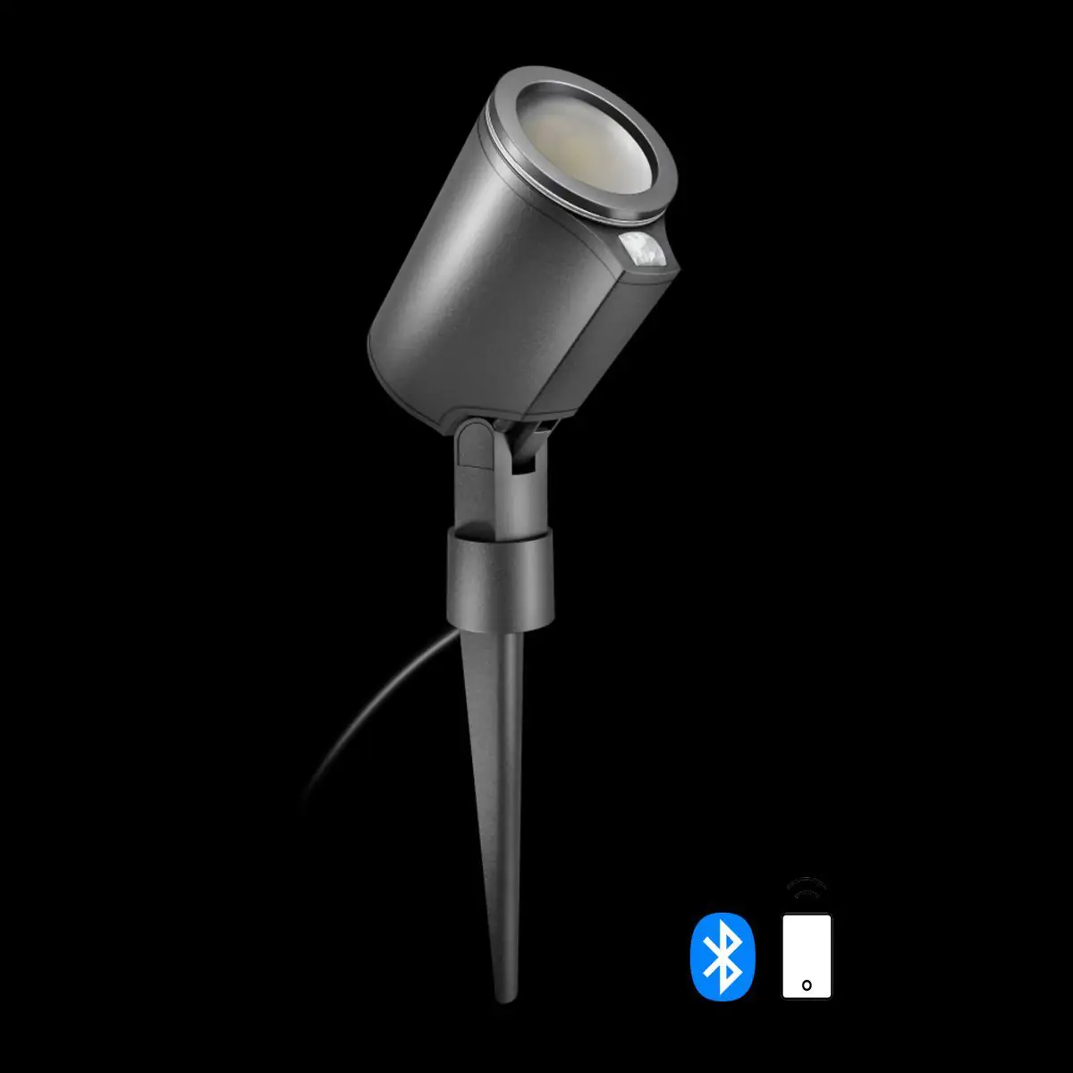 Steinel Strahler Spot Garden SC Anthrazit mit Bewegungsmelder & Bluetooth