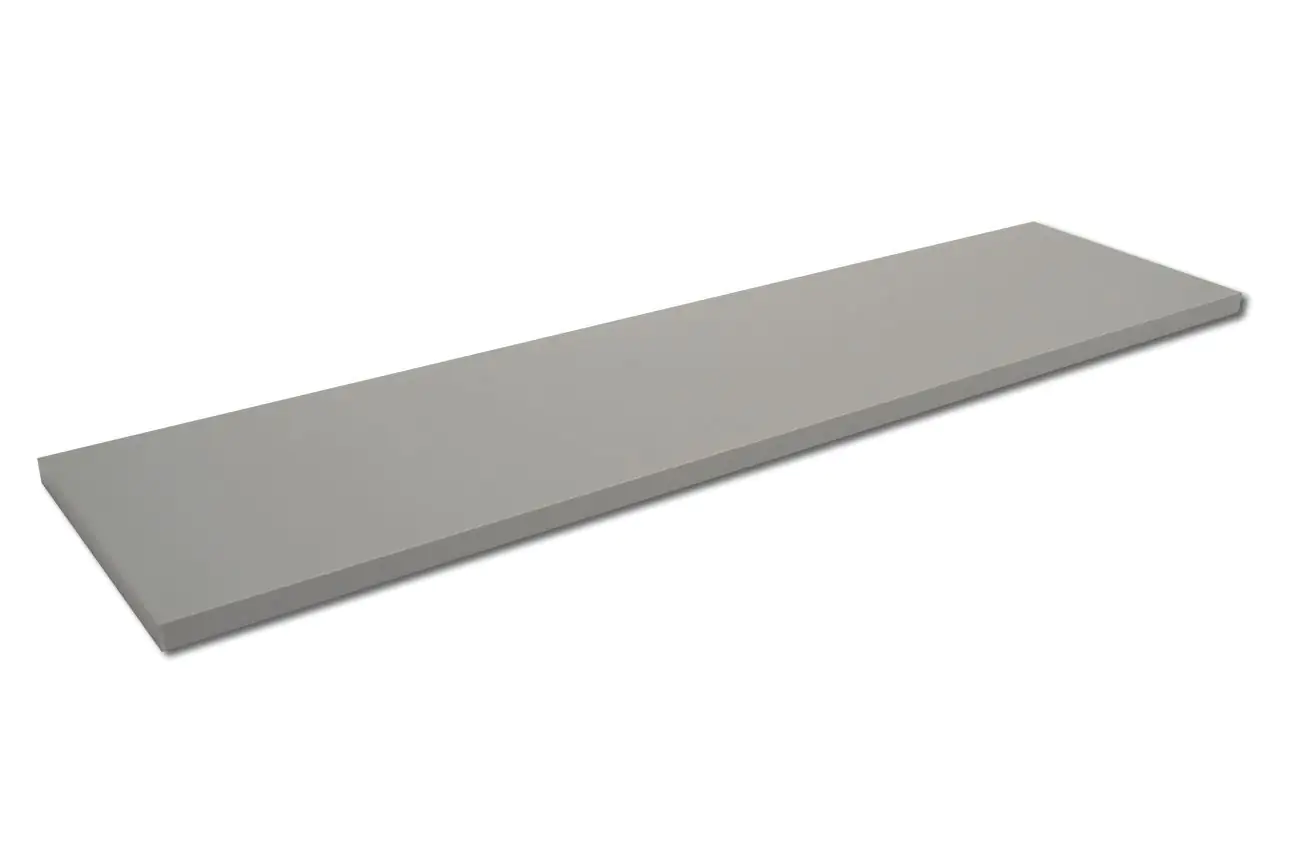 Regalboden grau 120 x 25 x 1,6 cm Melaminbeschichtet