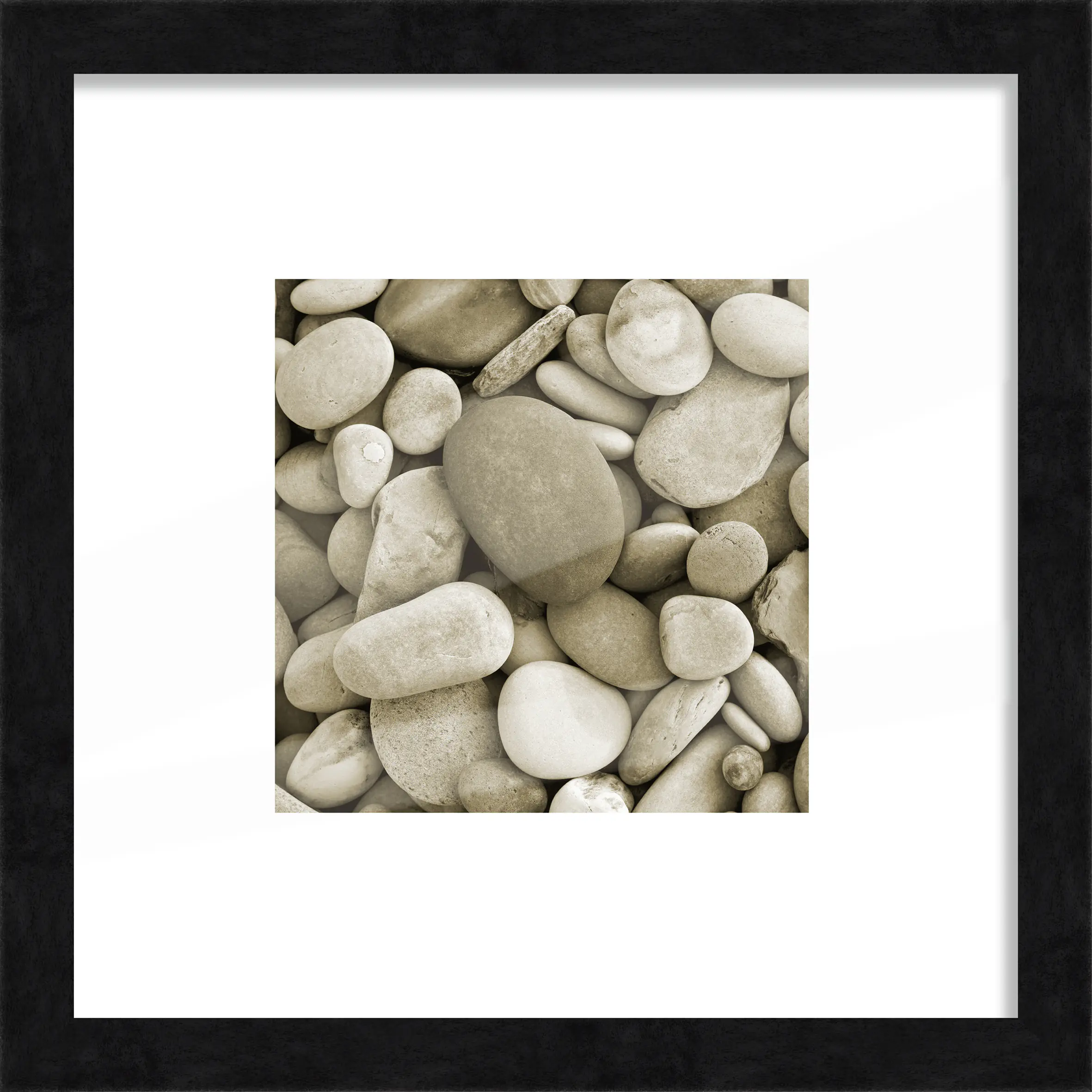 Bilderrahmen Holz Luzern duplo schwarz 23 x 23 cm