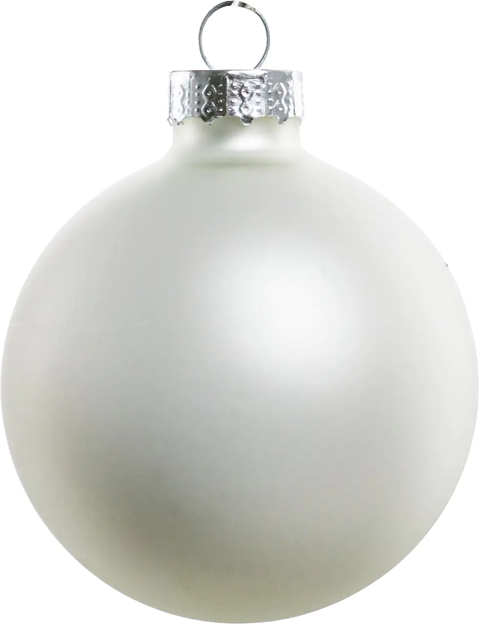 TrendLine Weihnachtskugeln aus Glas Ø 6 cm weiß 20 Stück