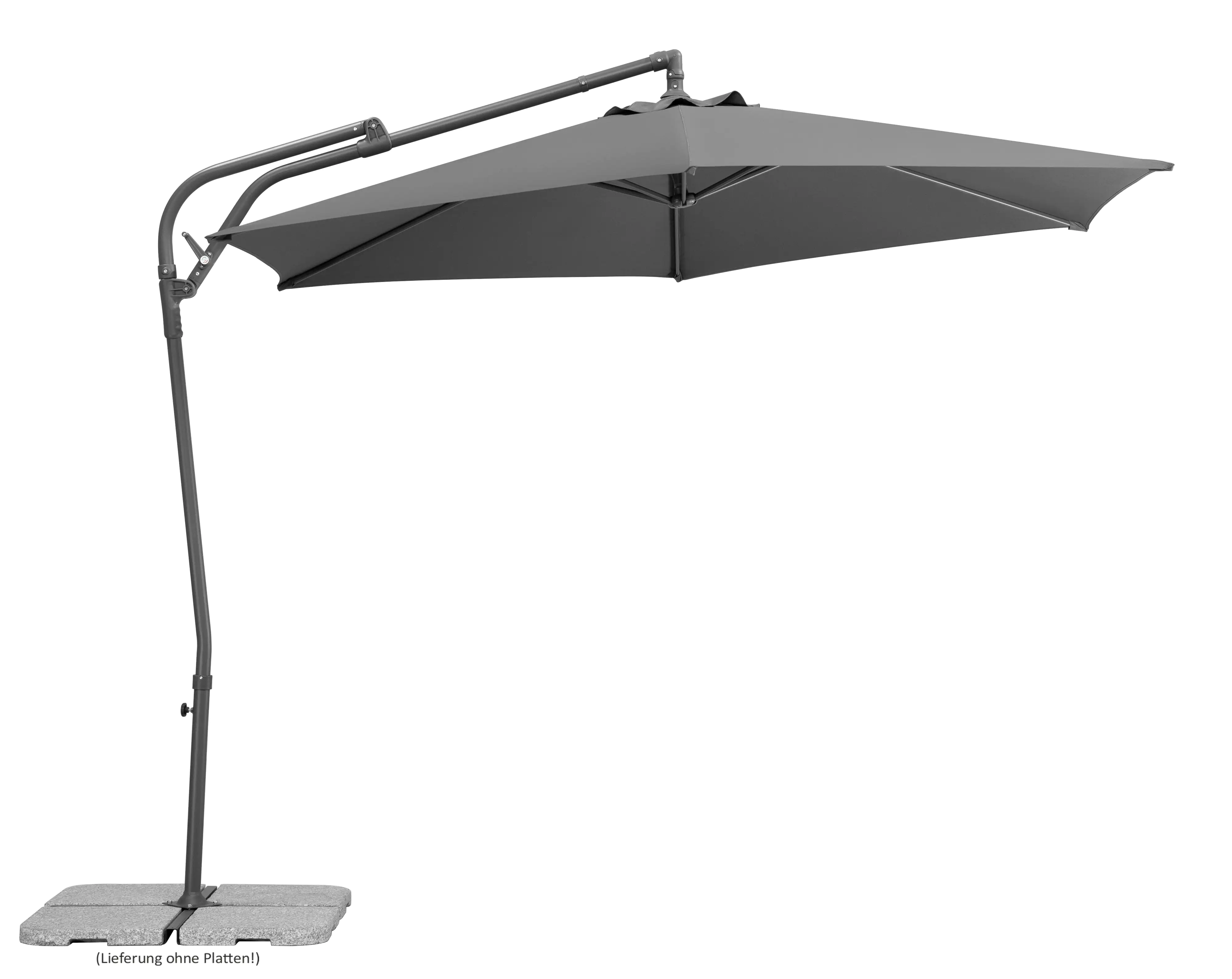 Schneider Ampelschirm Genua anthrazit Ø 300 cm