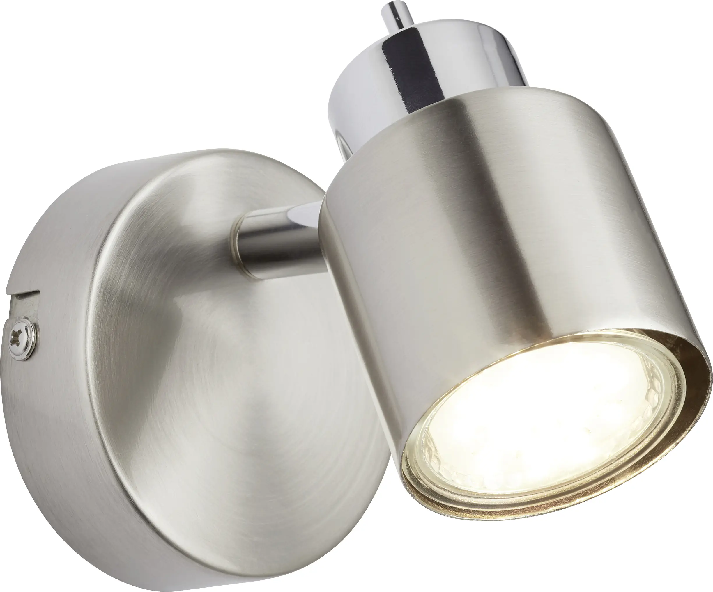 Brilliant 1er Spot Andres nickel-chrom 12 x 8 cm GU10, 10 W, nickel-chrom