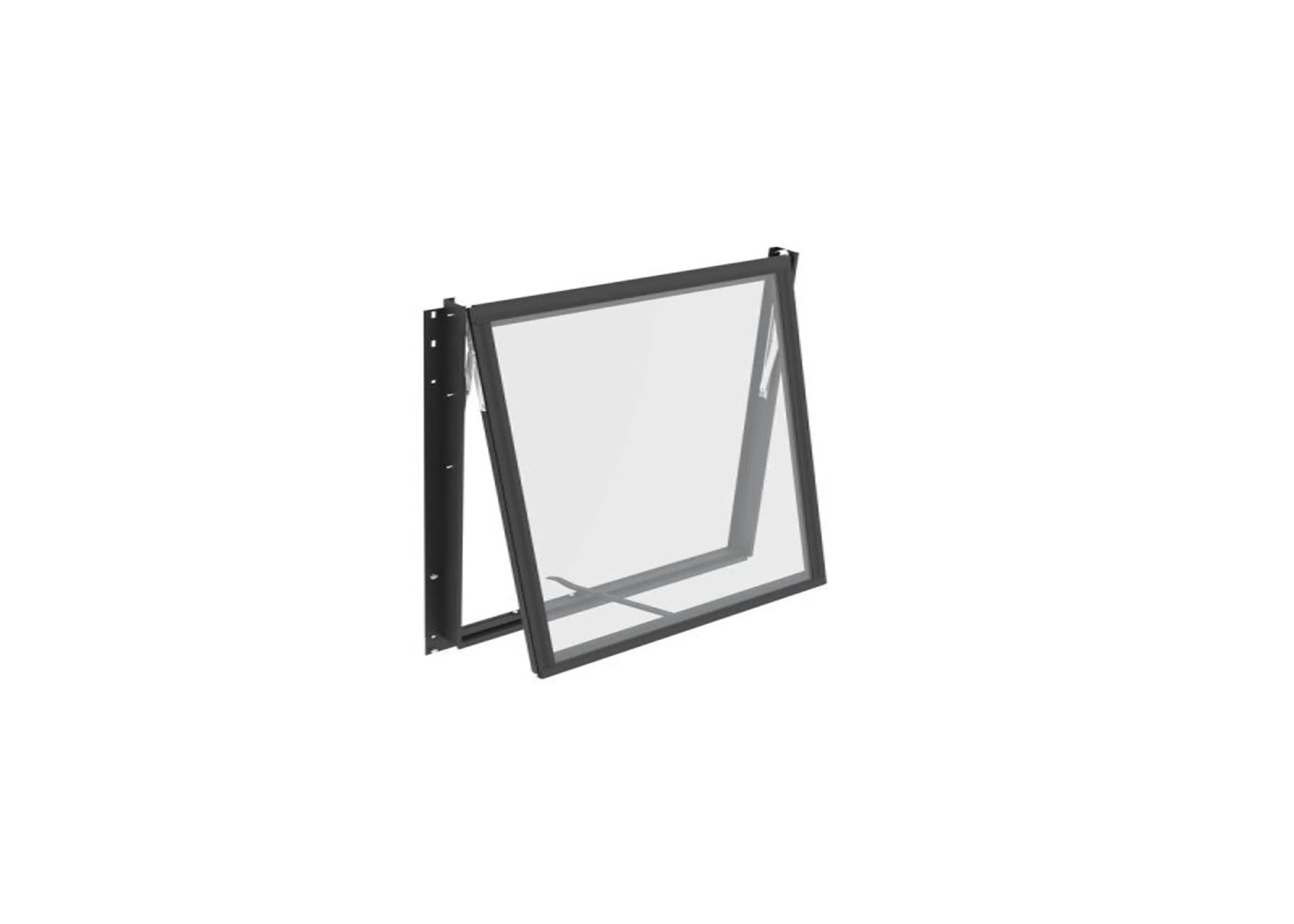 Vitavia Seitenfenster ESG-Glas für Gewächshaus Athena schwarz