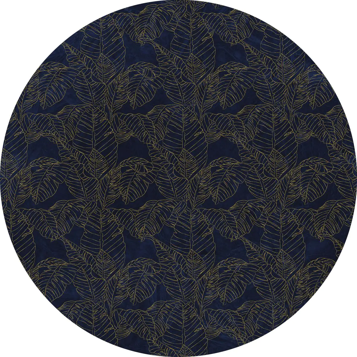 Komar Vlies Fototapete Dot Royal Blue Ø 125 cm, selbstklebend