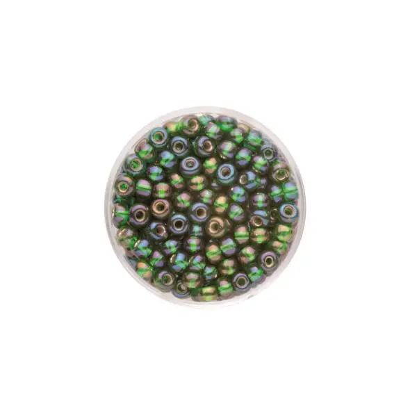 Glorex Rocailles Perlen 4,5 mm 17 g grün