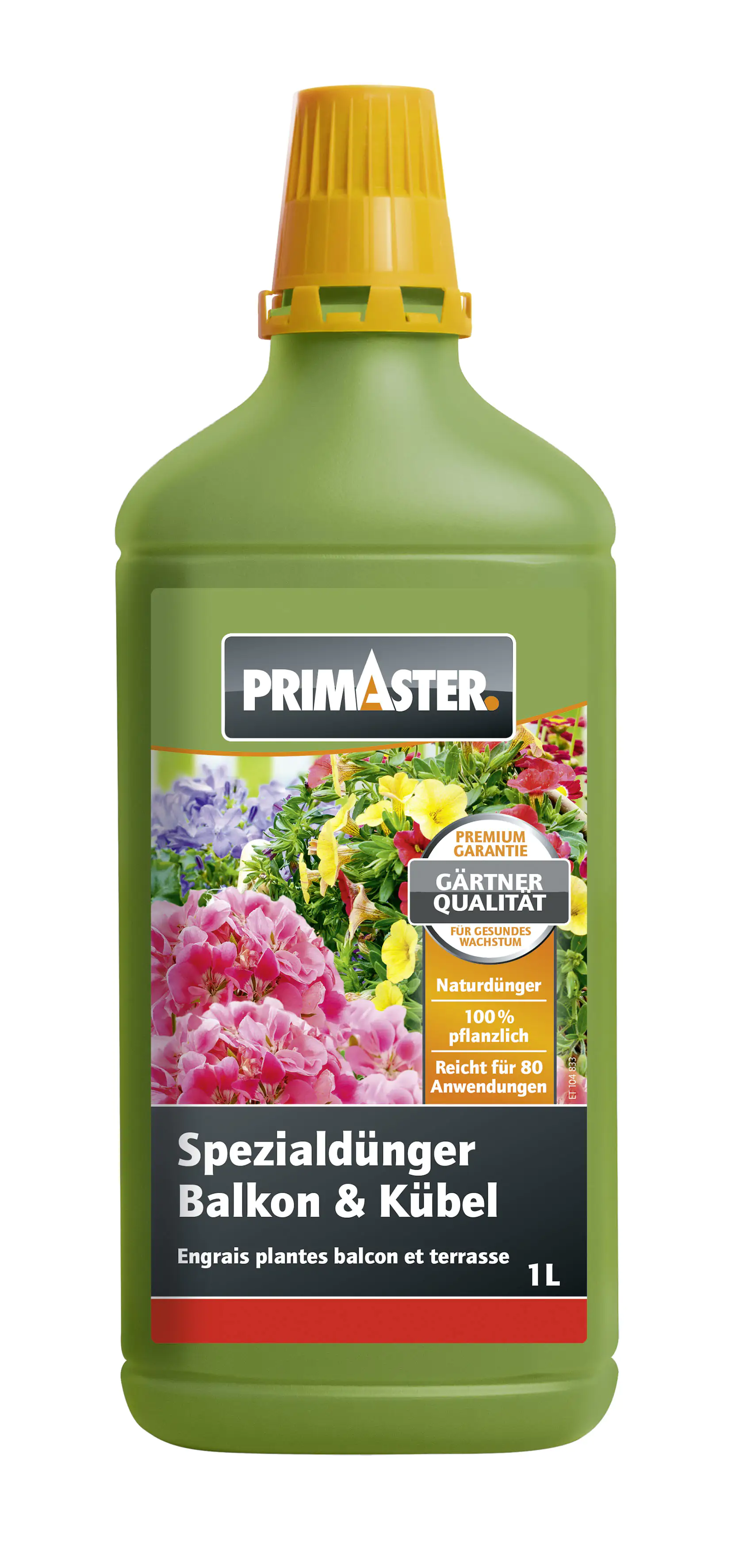 Primaster Flüssigdünger Balkon- und Kübelpflanzen 1 L