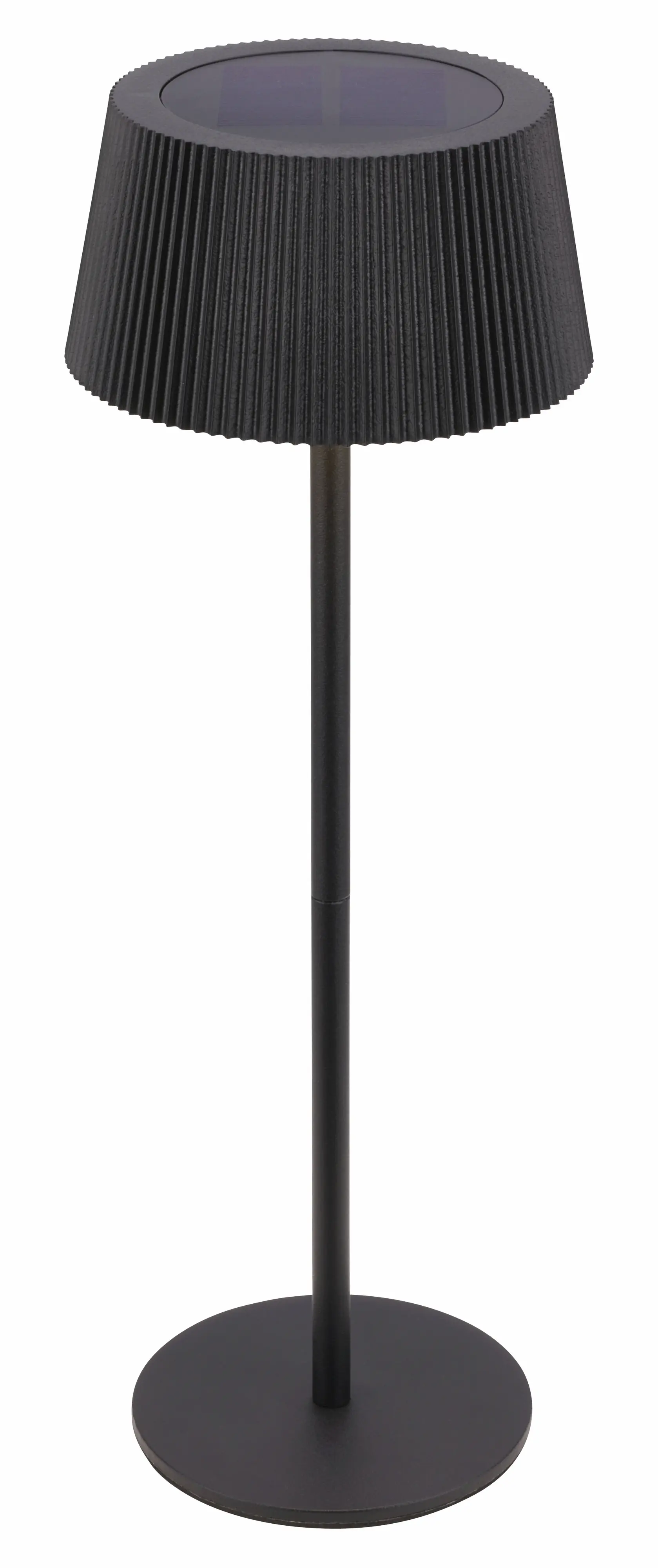 Briloner LED Solar-Tischleuchte Alia Ø 12 x 34 cm warmweiß-kaltweiß schwarz matt dimmbar