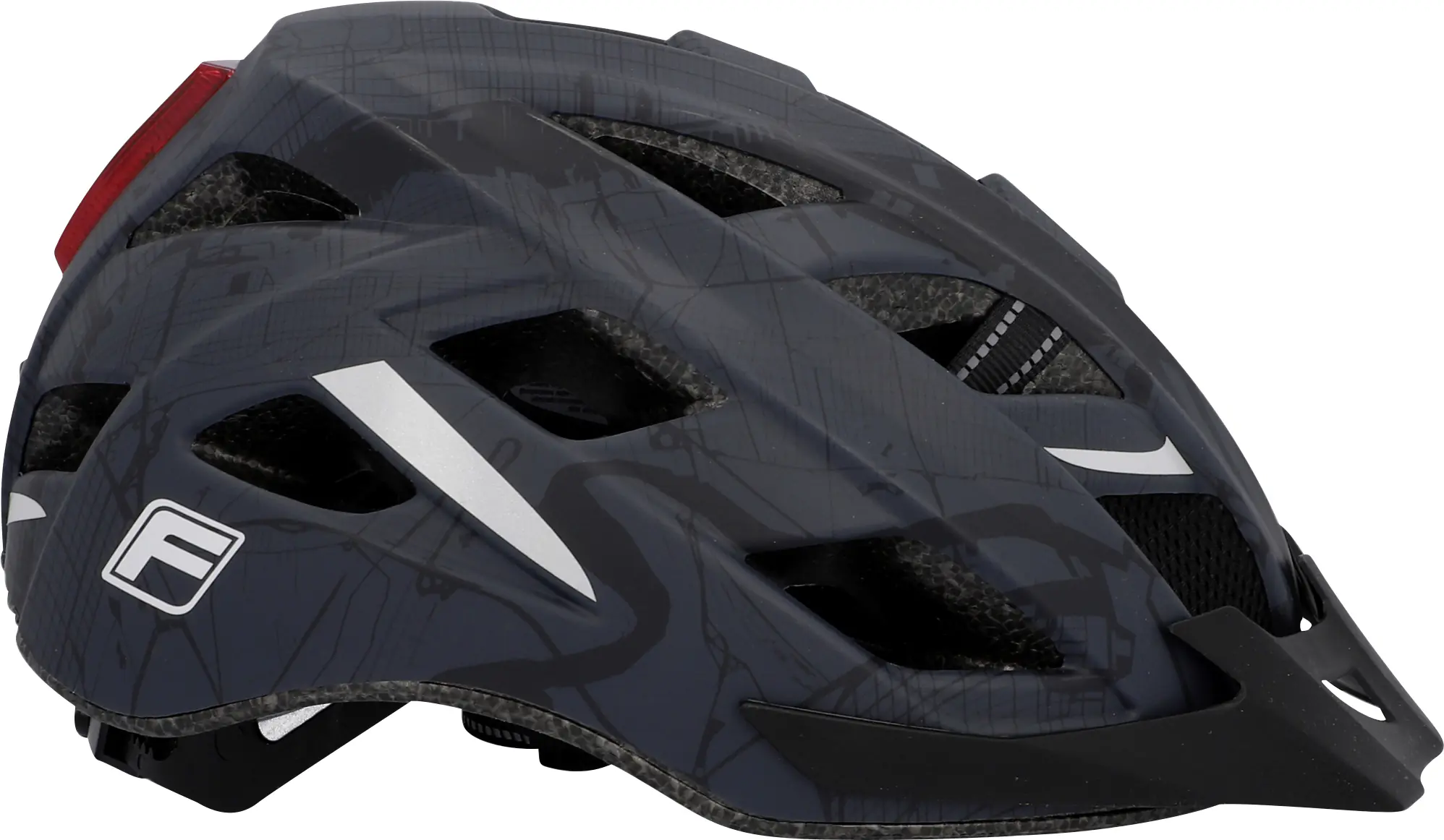 Fischer Fahrradhelm Urban Plus Brooklyn S/M  schwarz matt