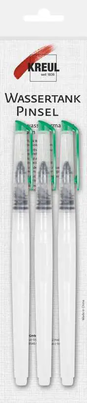 Kreul Wassertankpinsel 3er Set S, M, L