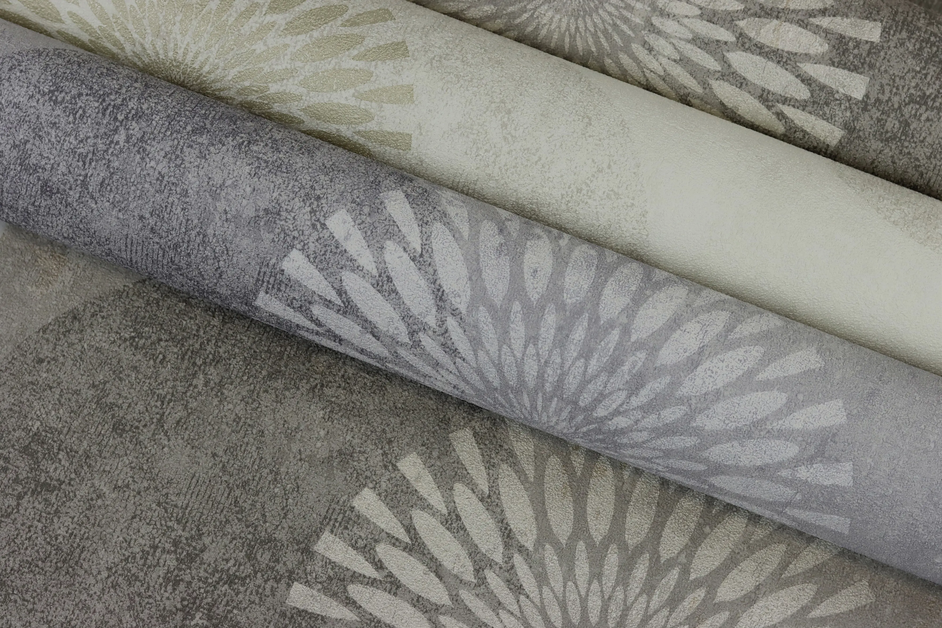Rasch Vliestapete 651713 Kreise grau-beige 10,05 x 0,53 m 