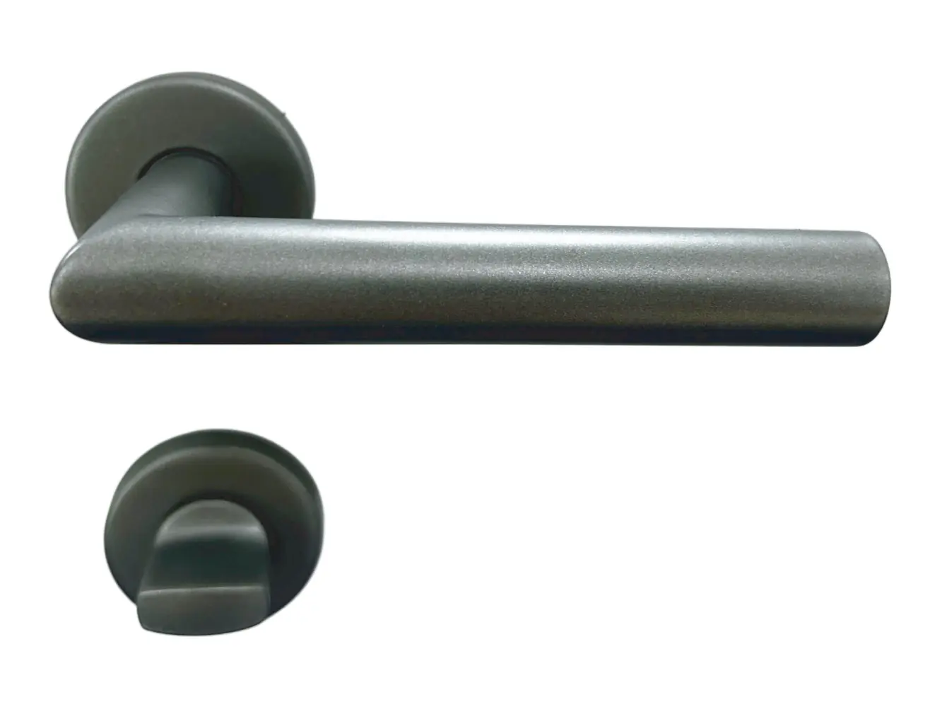TrendLine WC-Türgriff-Garnitur BB Edelstahl kaschmiergrau Ø 49,1 mm