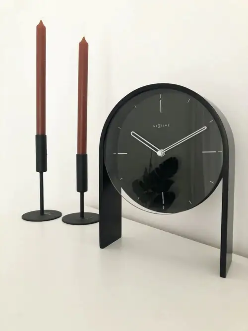 Nextime Tischuhr Noa Table 27 x 21 cm schwarz