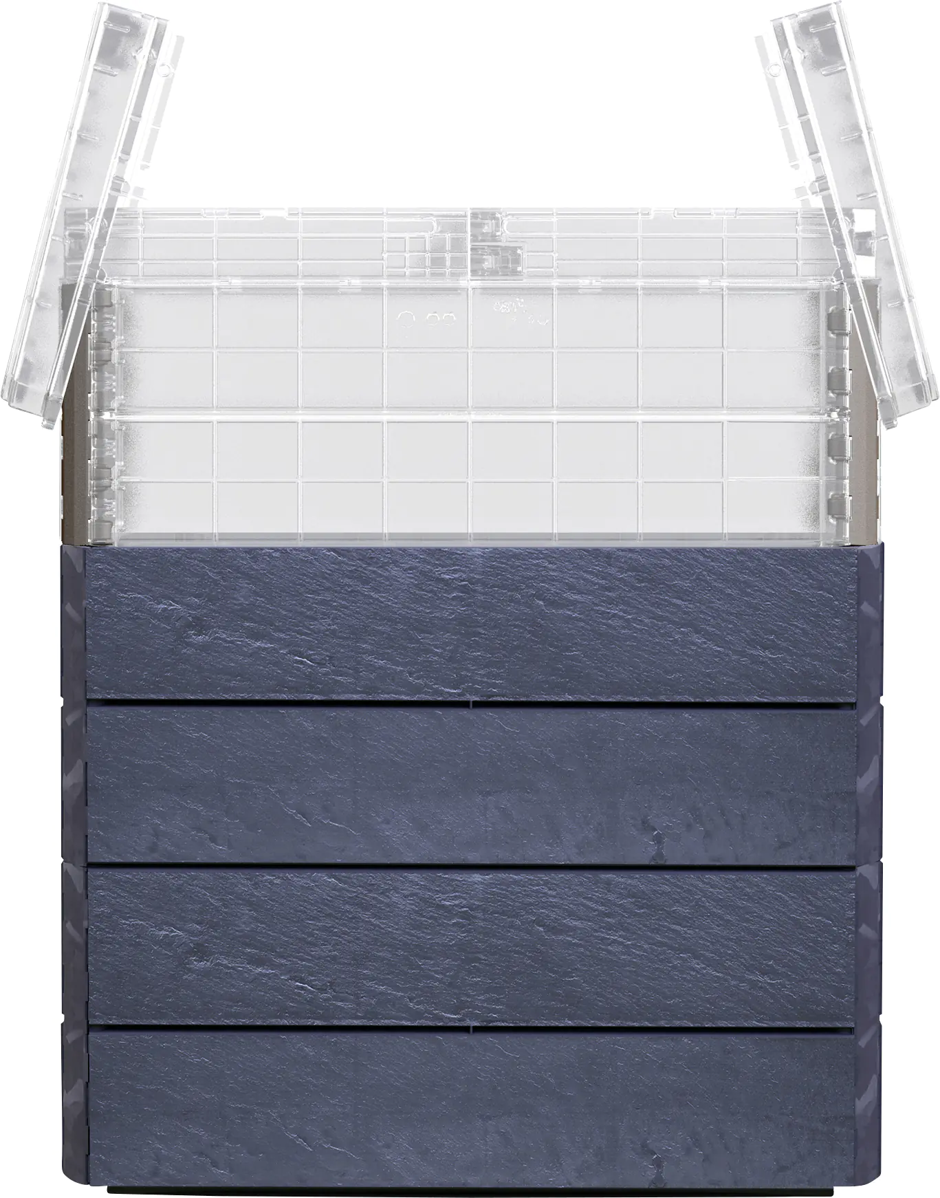 Garantia Hochbeet Ergo Quadro TurboPlus M 85 80 x 60 x 85 cm Stone