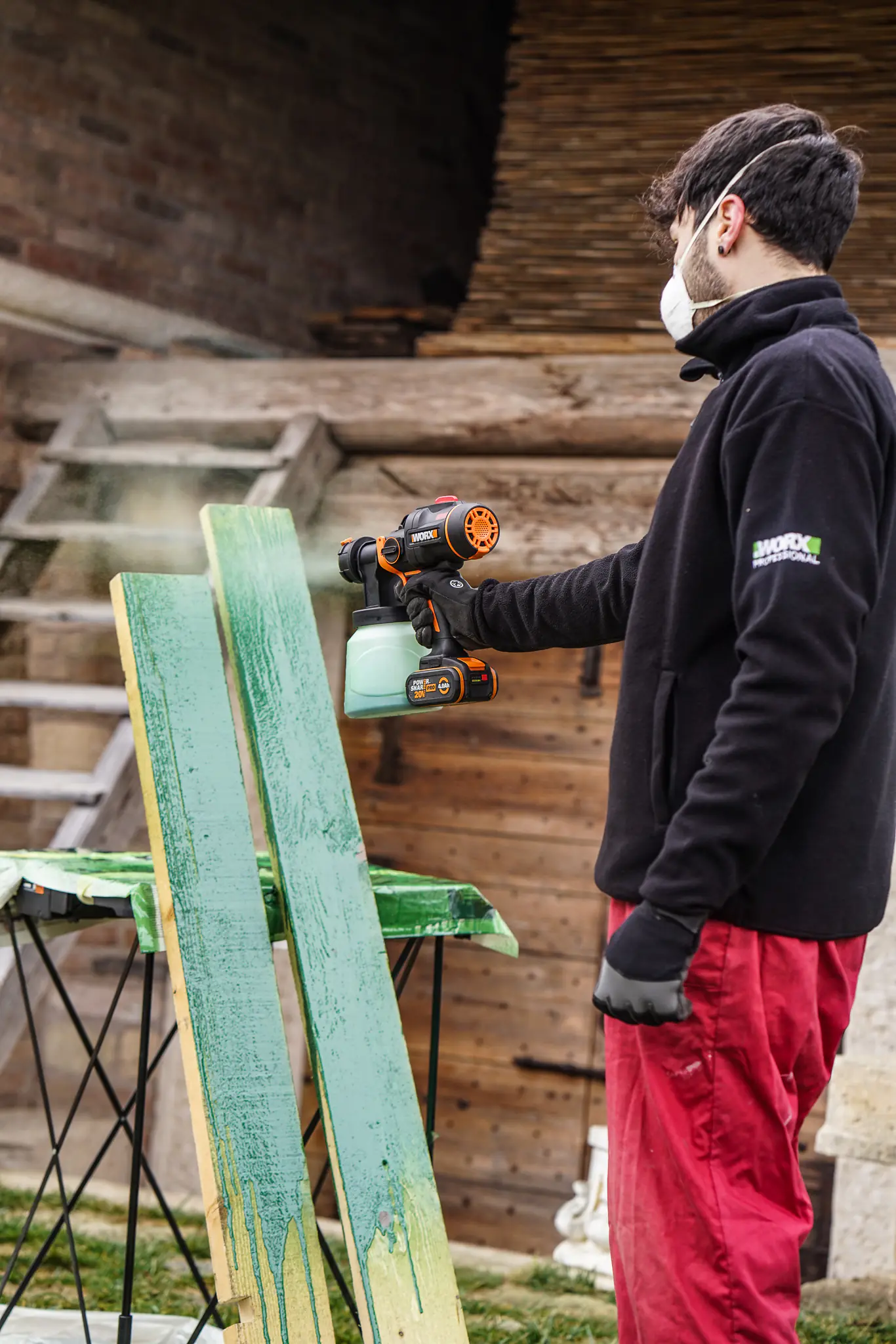 Worx NITRO Akku-Farbsprühgerät WX020.9  20 V Solo