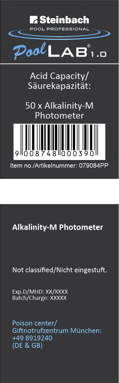 Steinbach Pool Professional Alka-M Photometer Tabletten 50 Stück
