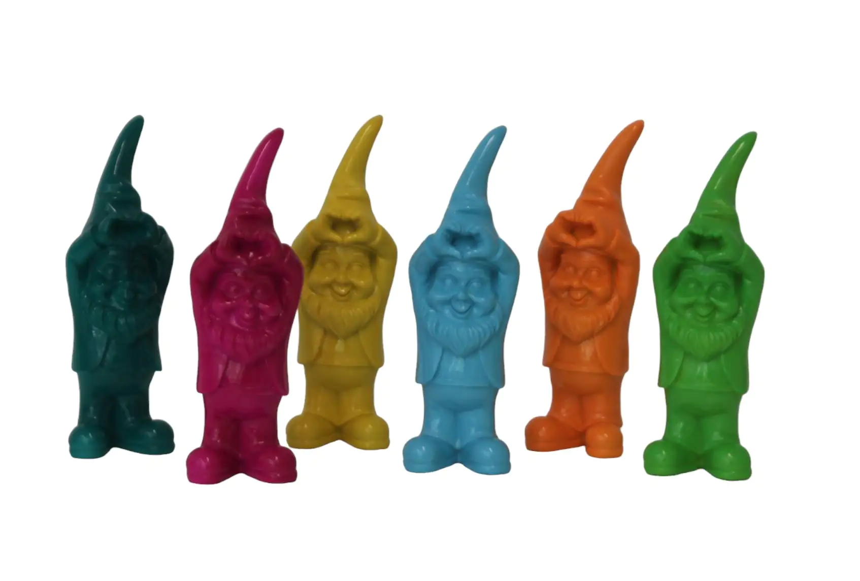 Figur Zwerg Herz oben, Mix 38cm Polyresin 38 x 14 x 14 cm bunt