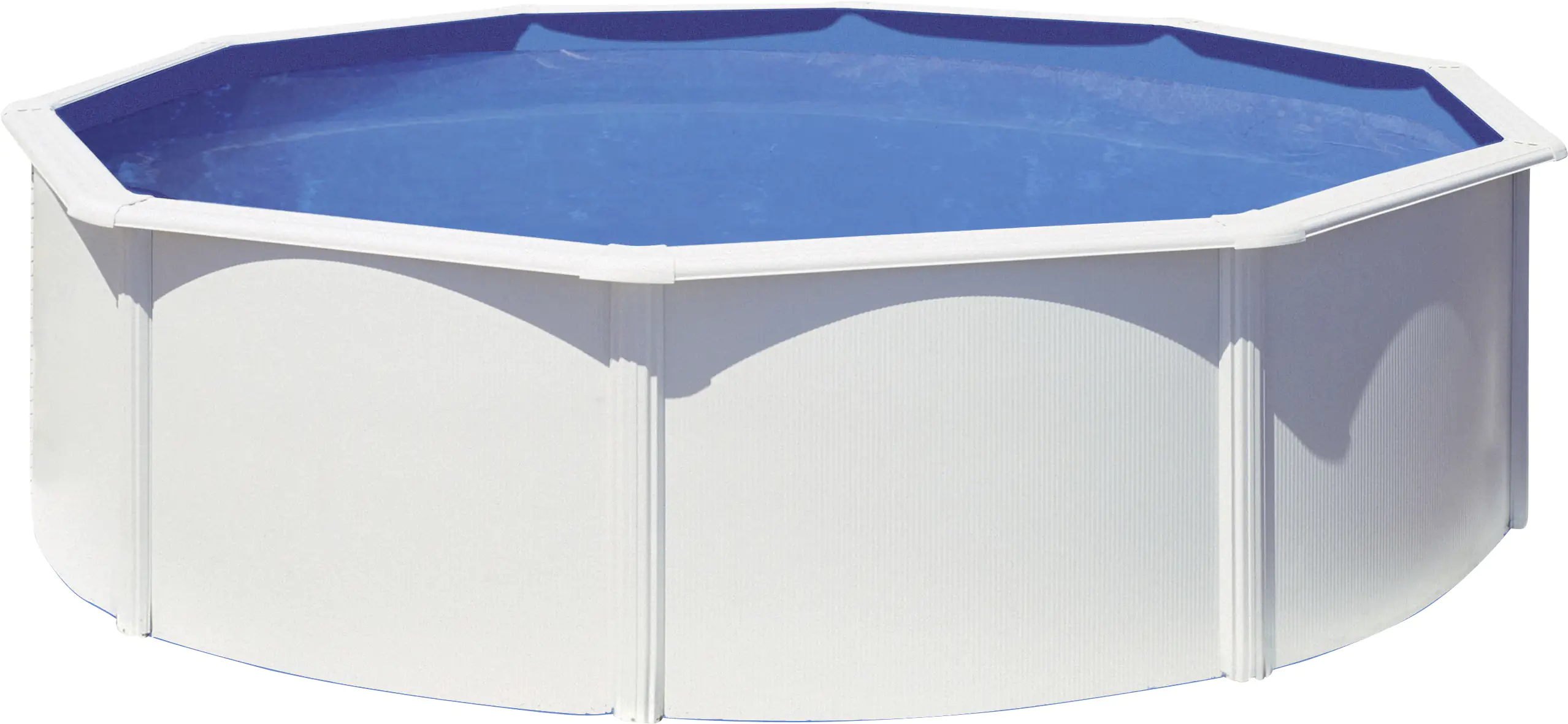 Gre Stahlwandpool Atlantis rund Ø 350 x 132 cm, weiß