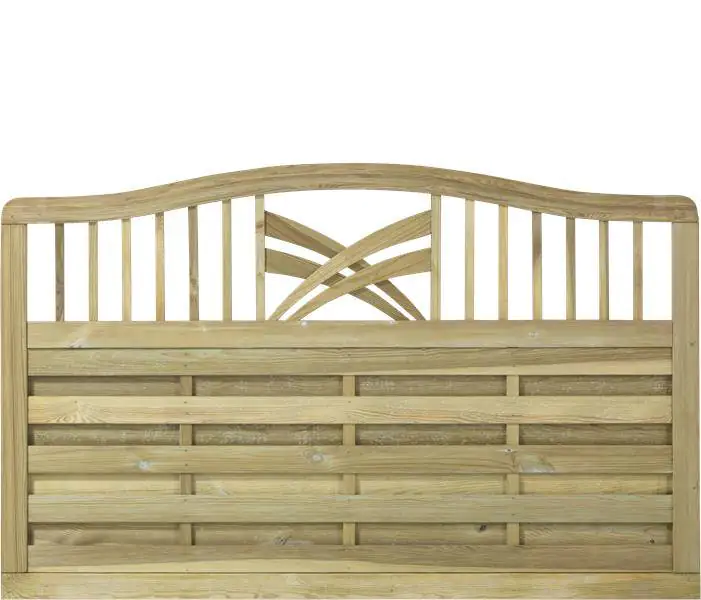 Plus Zaun Rondo 180 x 104/112 cm druckimprägniert