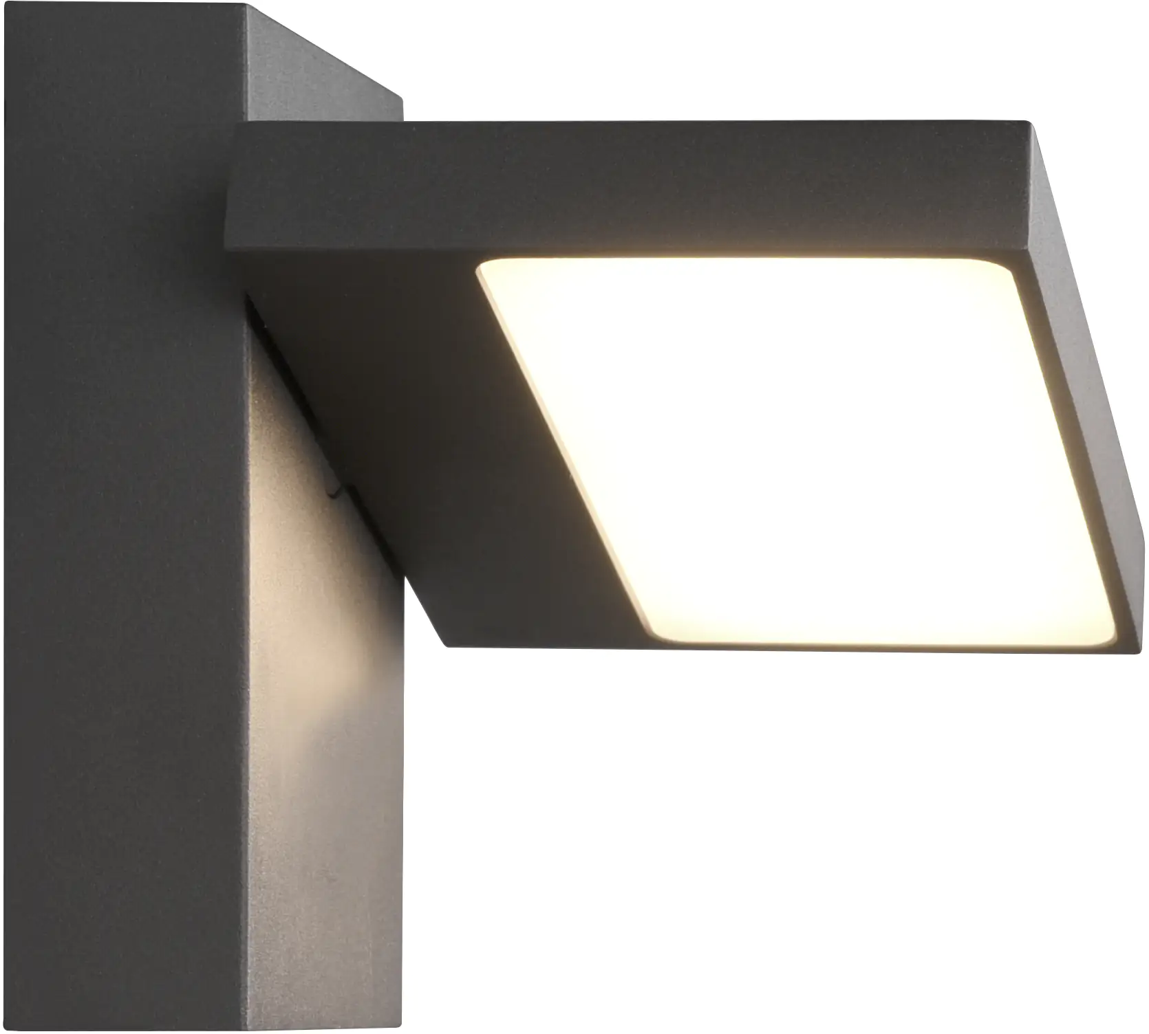 Trio Leuchten LED Außen-Wandleuchte Horton anthrazit schwenkbar