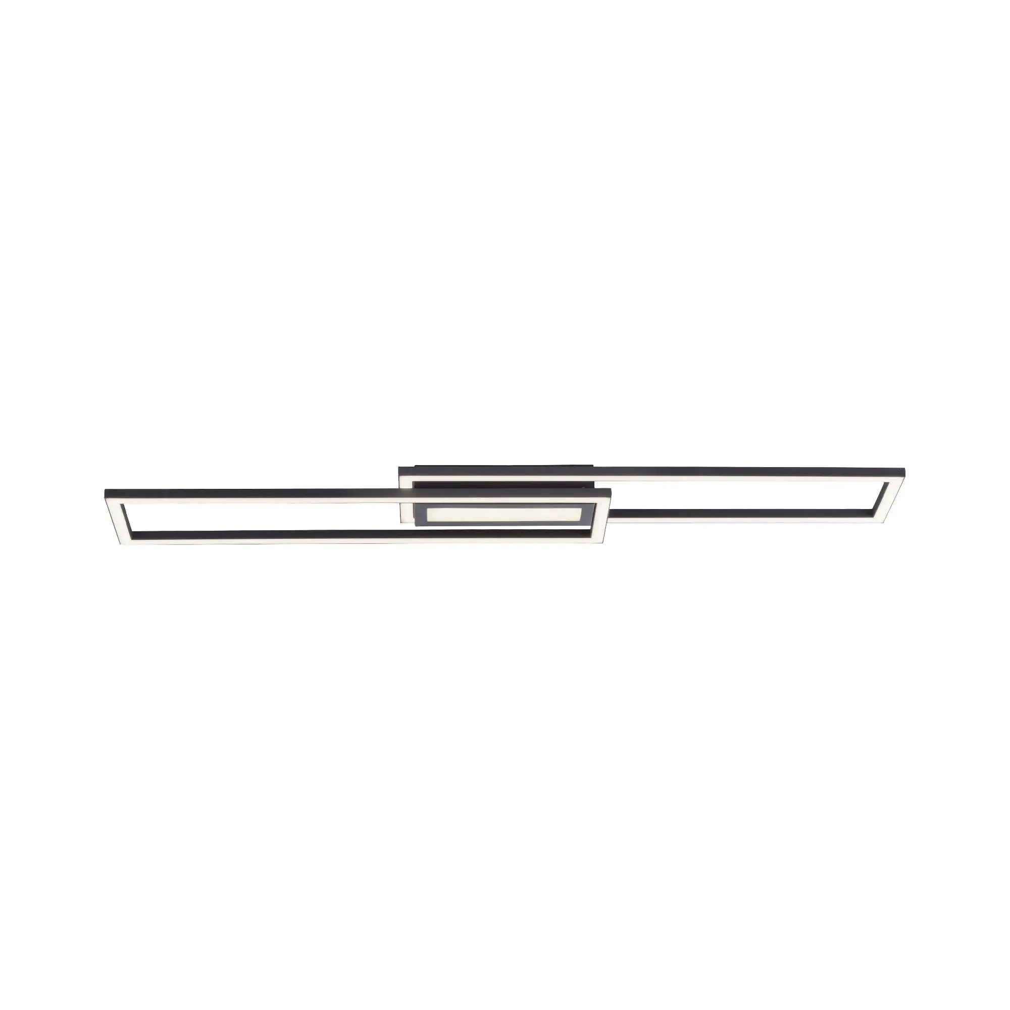 JustLight LED CCT Deckenleuchte Asmin schwarz 95 x 17,5 cm dimmbar
