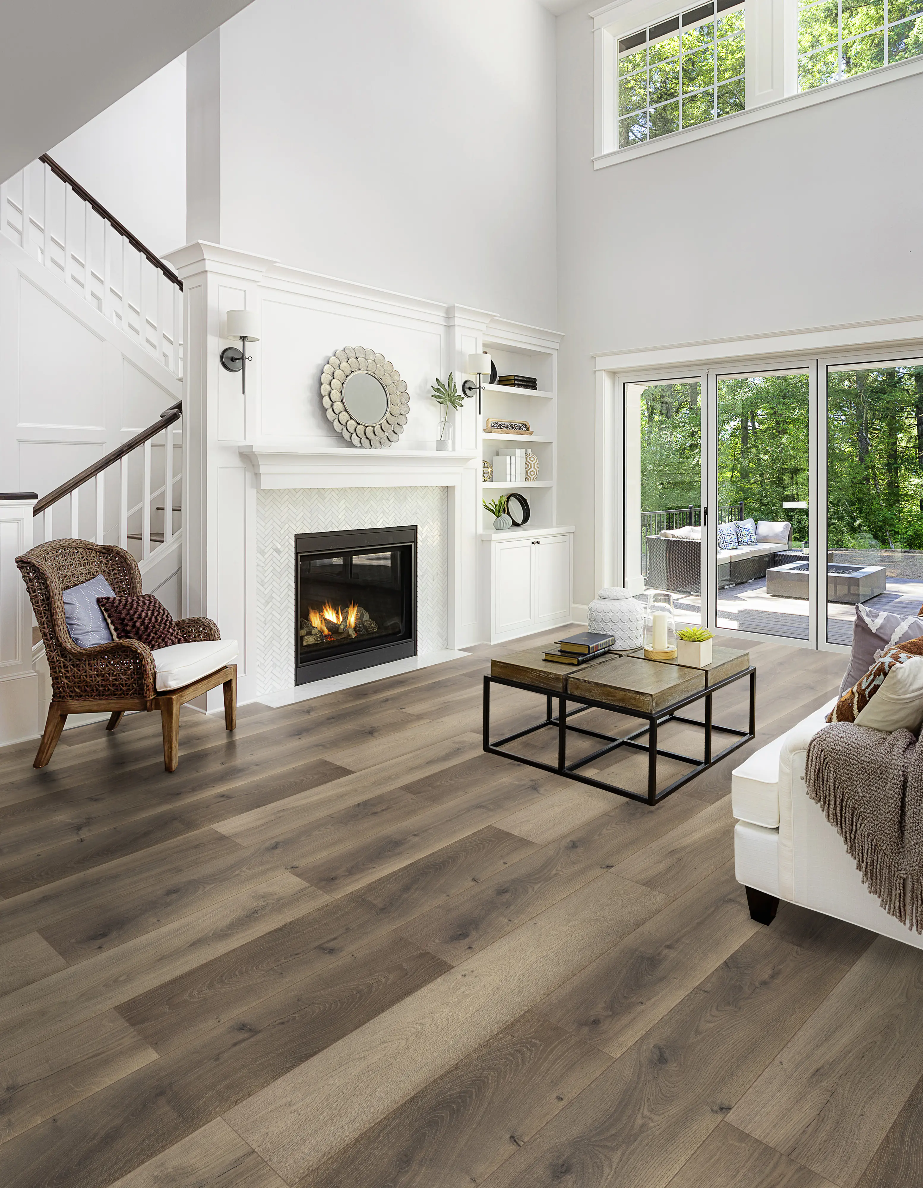 Classen Laminat Megaloc Aquaprotect 128,5 x 19,2 cm 8 mm Eiche braun mix