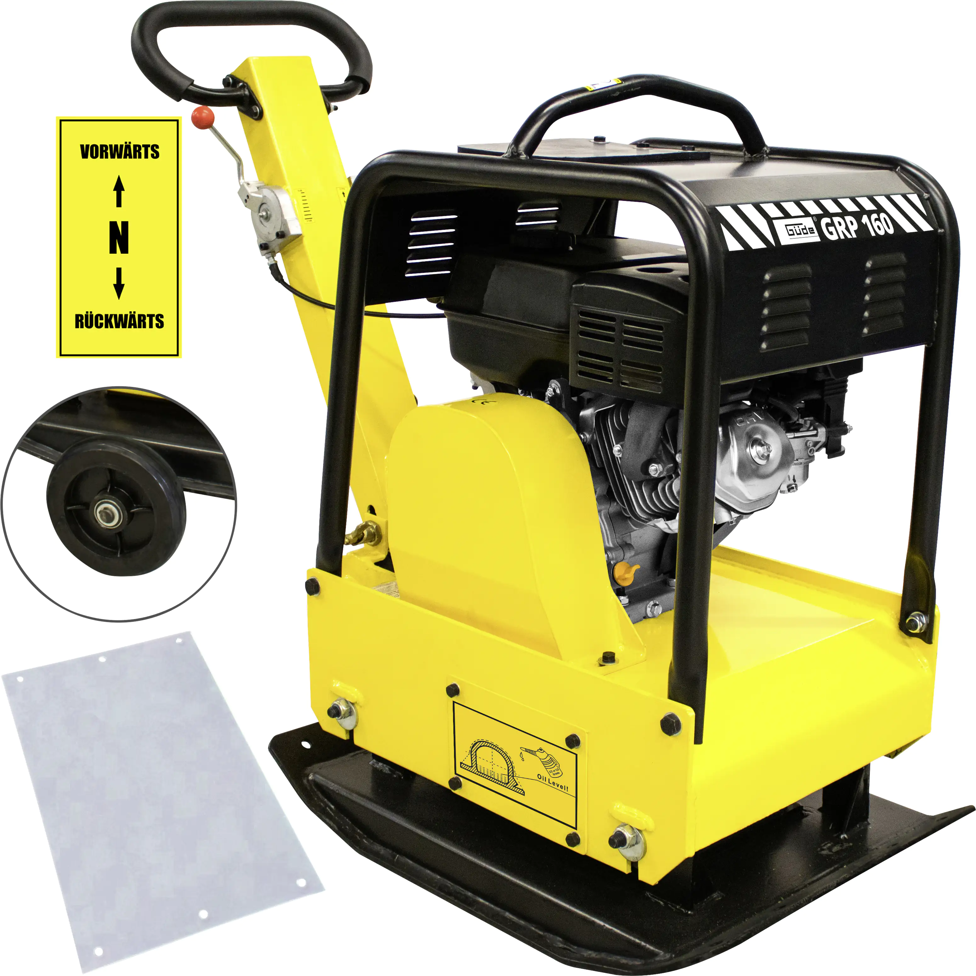 Güde Rüttelplatte GRP 160 4-Takt 6,5 kW 9,0 PS Benzin