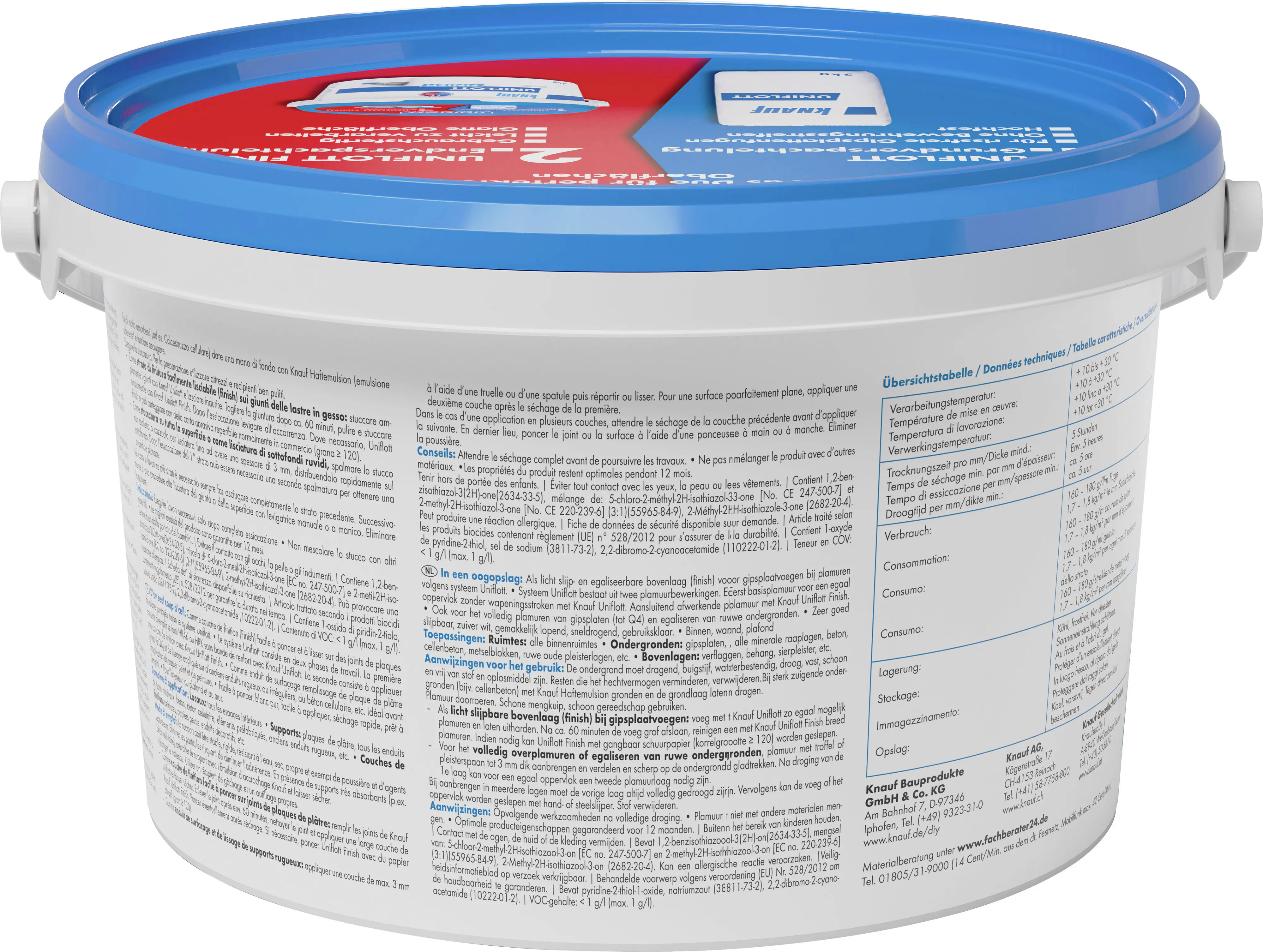 Knauf Uniflott Finish Spachtelmasse 4 kg