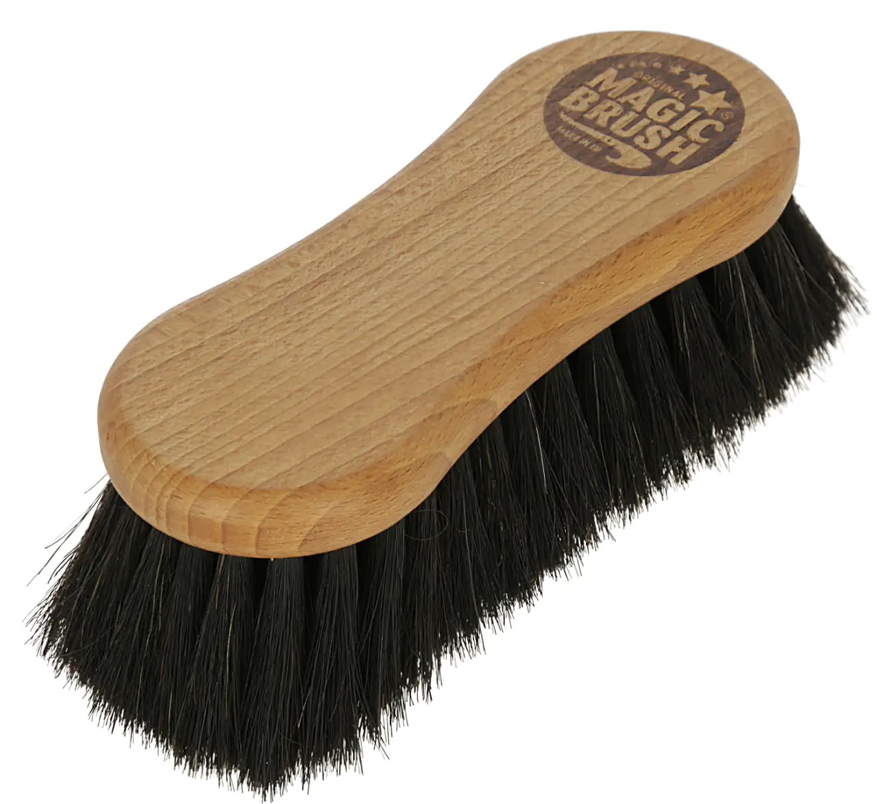 Magic Brush Fellglanzbürste Holz für Rosshaar