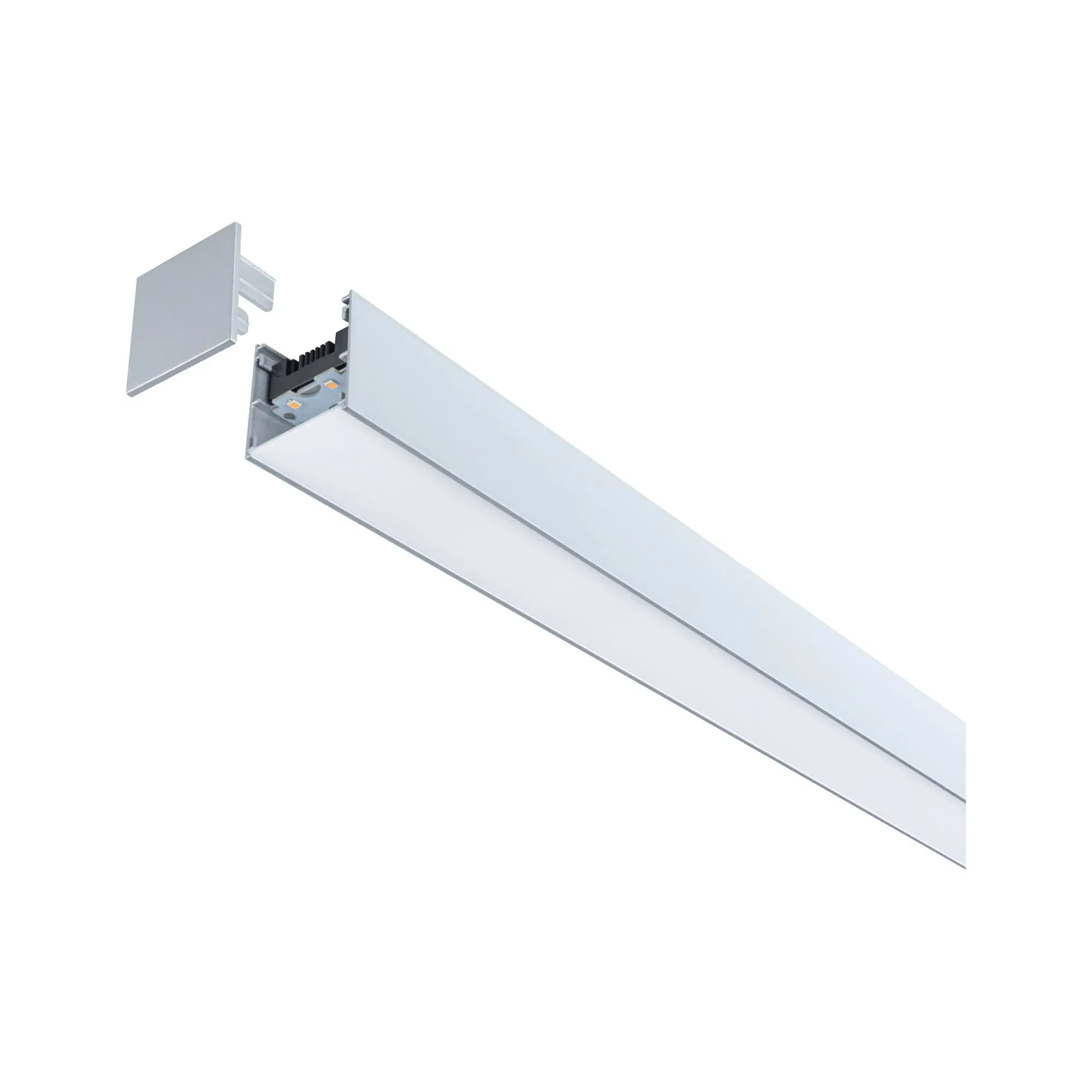 Paulmann Einspeisung für Lichtleiste Linion Power Channel 17 W Aluminium chrom-matt warmweiß dimmbar