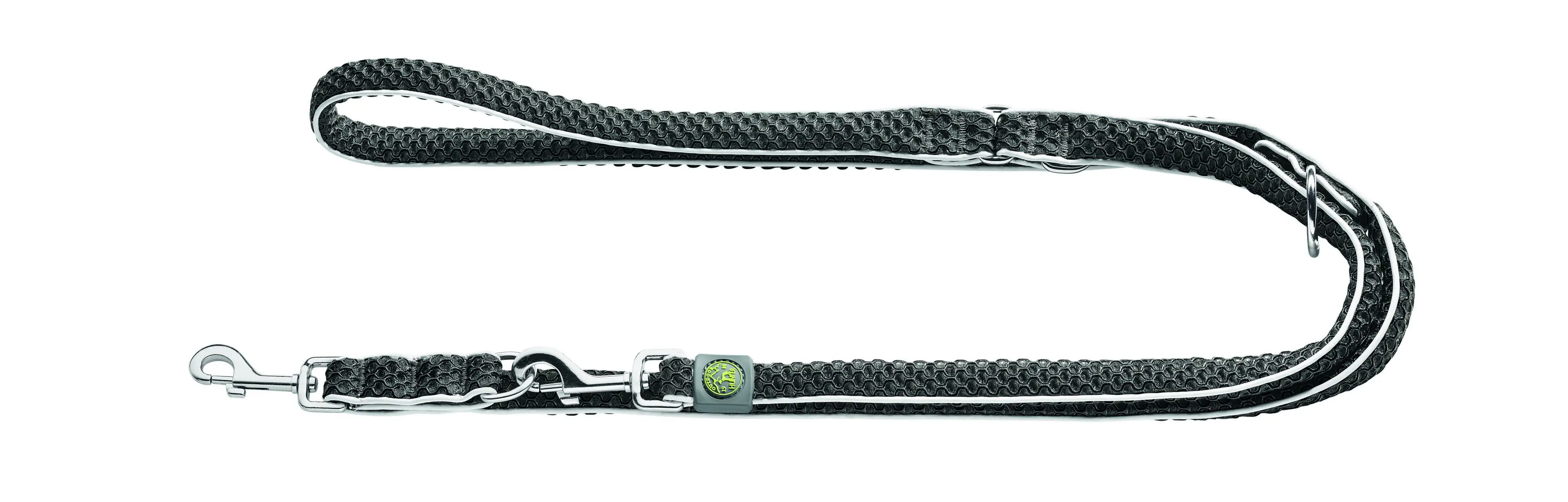 Hunter Hundeleine Führleine verstellbar Hilo 2 m x 2,5 cm anthrazit