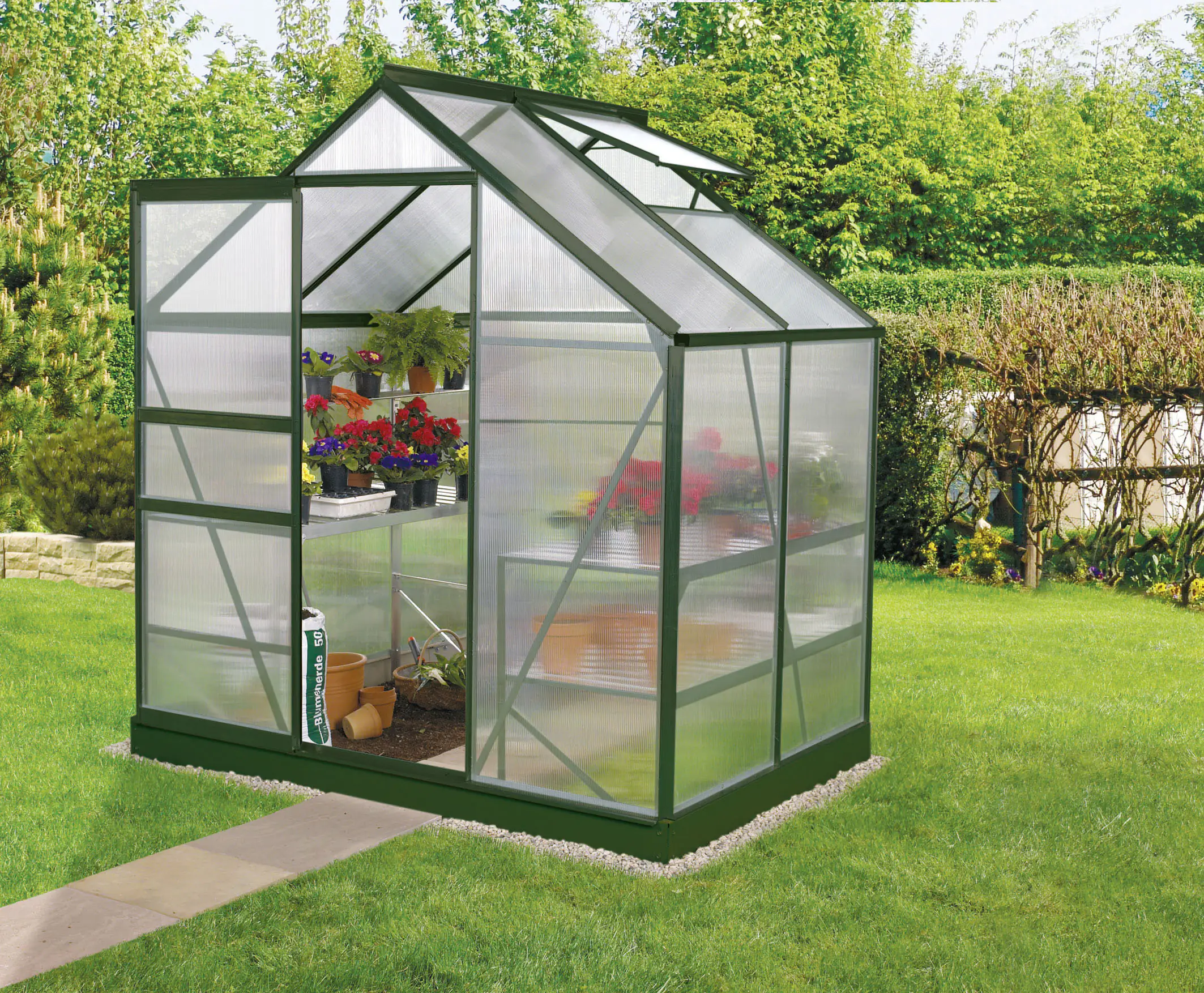 Vitavia Gewächshaus Venus 2500 192 x 130 cm 6 mm HPK