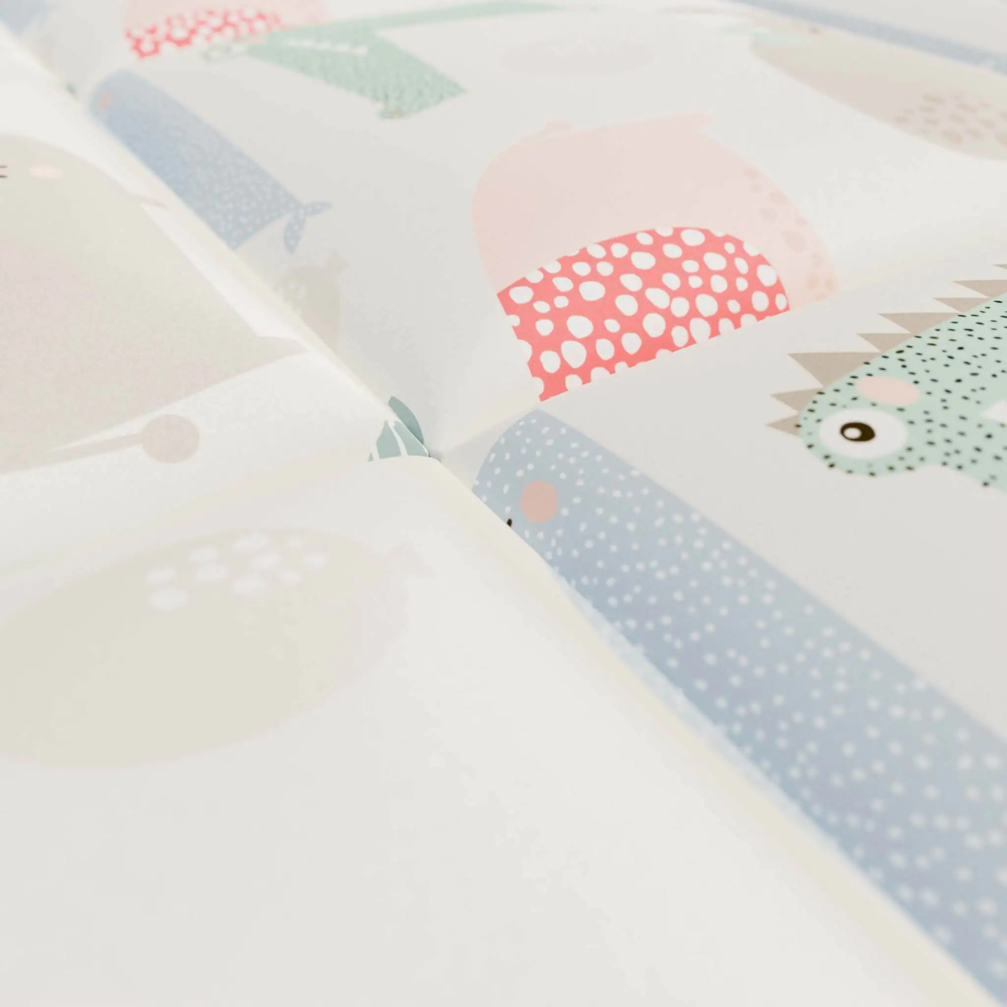 Stegu Wandpaneel Puffin Print Kids 30 x 30 cm Zoo