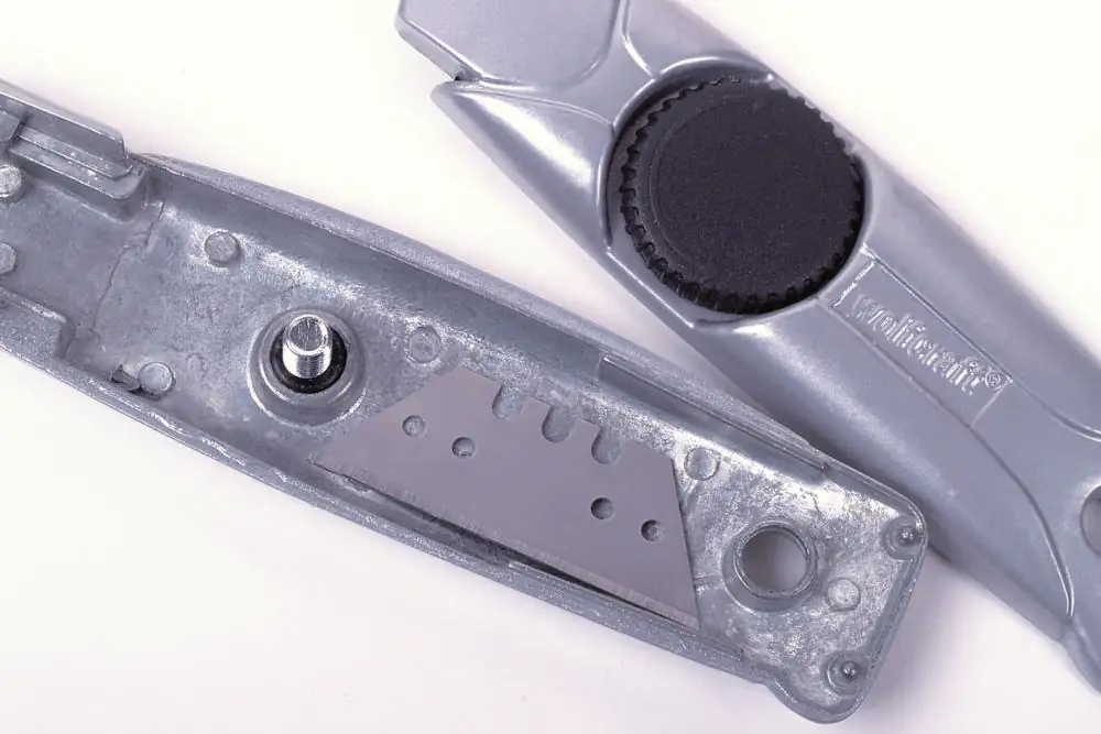 Wolfcraft Multi-Cutter-Klingenmesser feststehende Profi-Trapezklinge