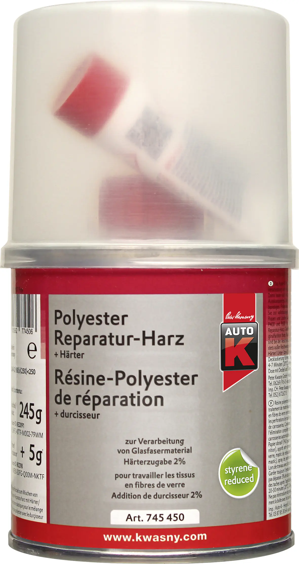 Auto-K Polyester Reparaturharz + Härter 250g