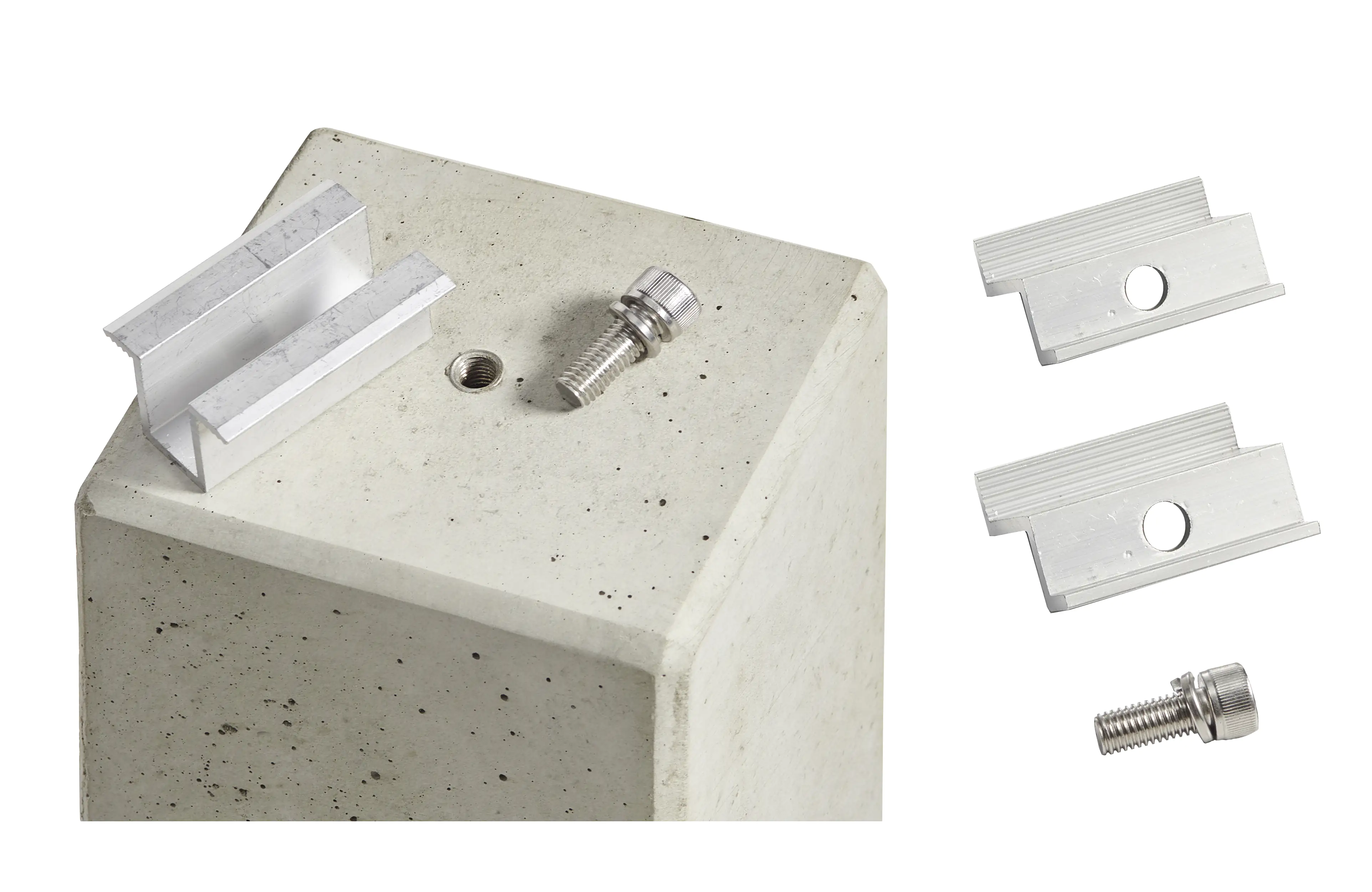 Kann Solarmodulhalter 80 x 11,3-25,4 x 12 cm grau