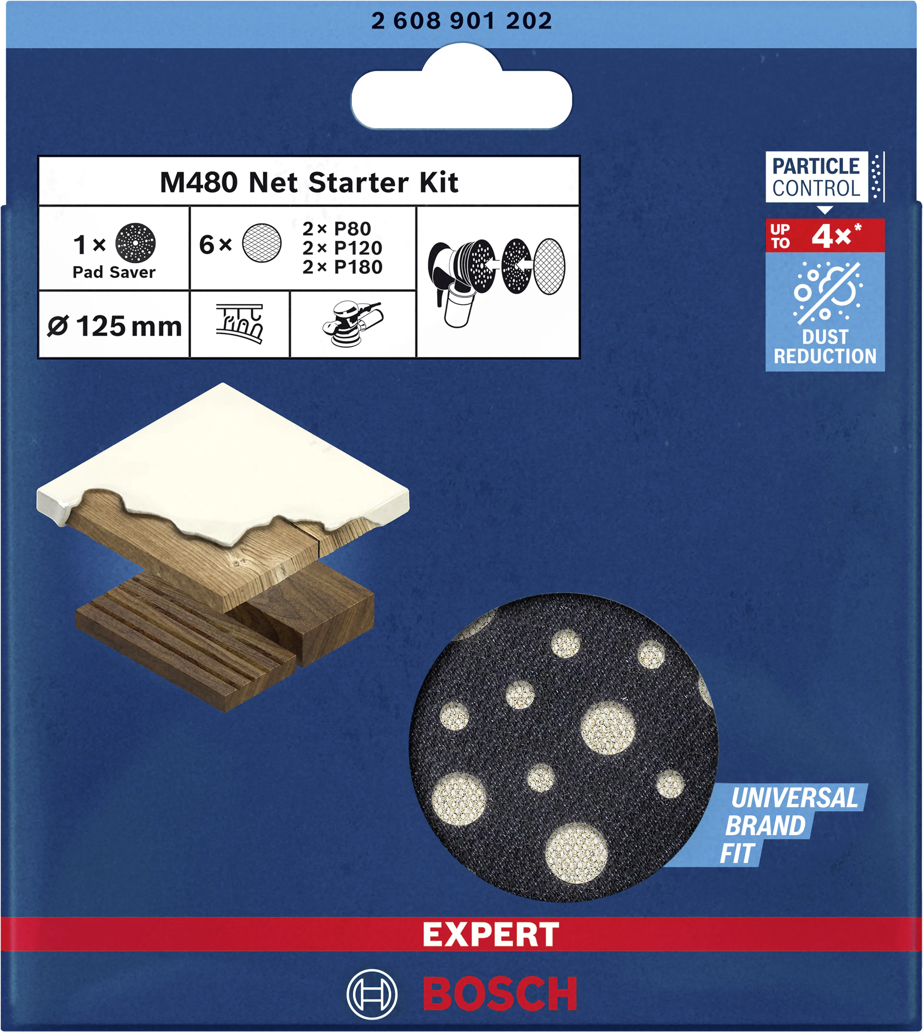 Bosch Expert Starter Set Schleifnetz M480 7-teilig