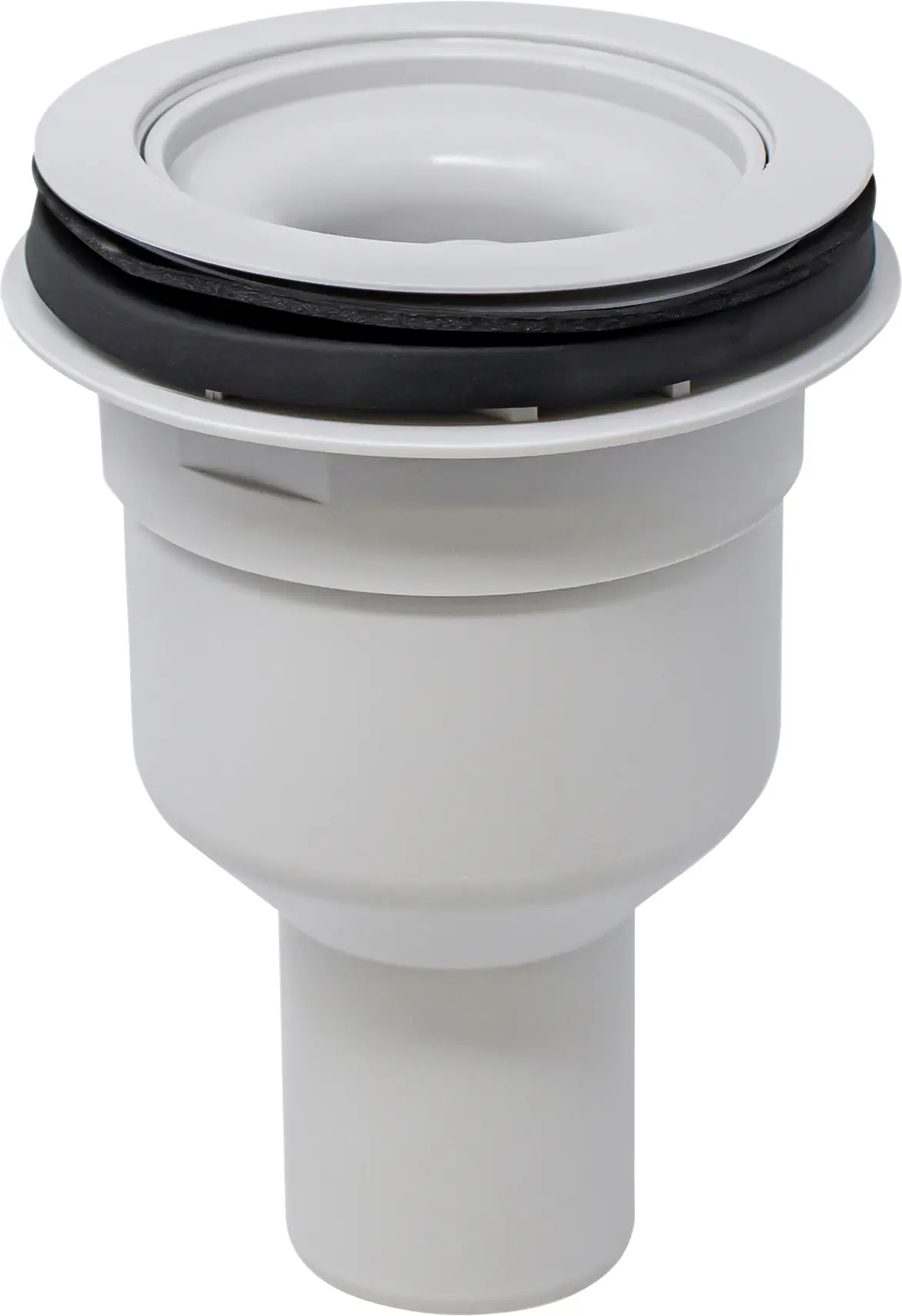 Schulte Ablauf für Duschwanne Edelstahl senkrecht  9 cm