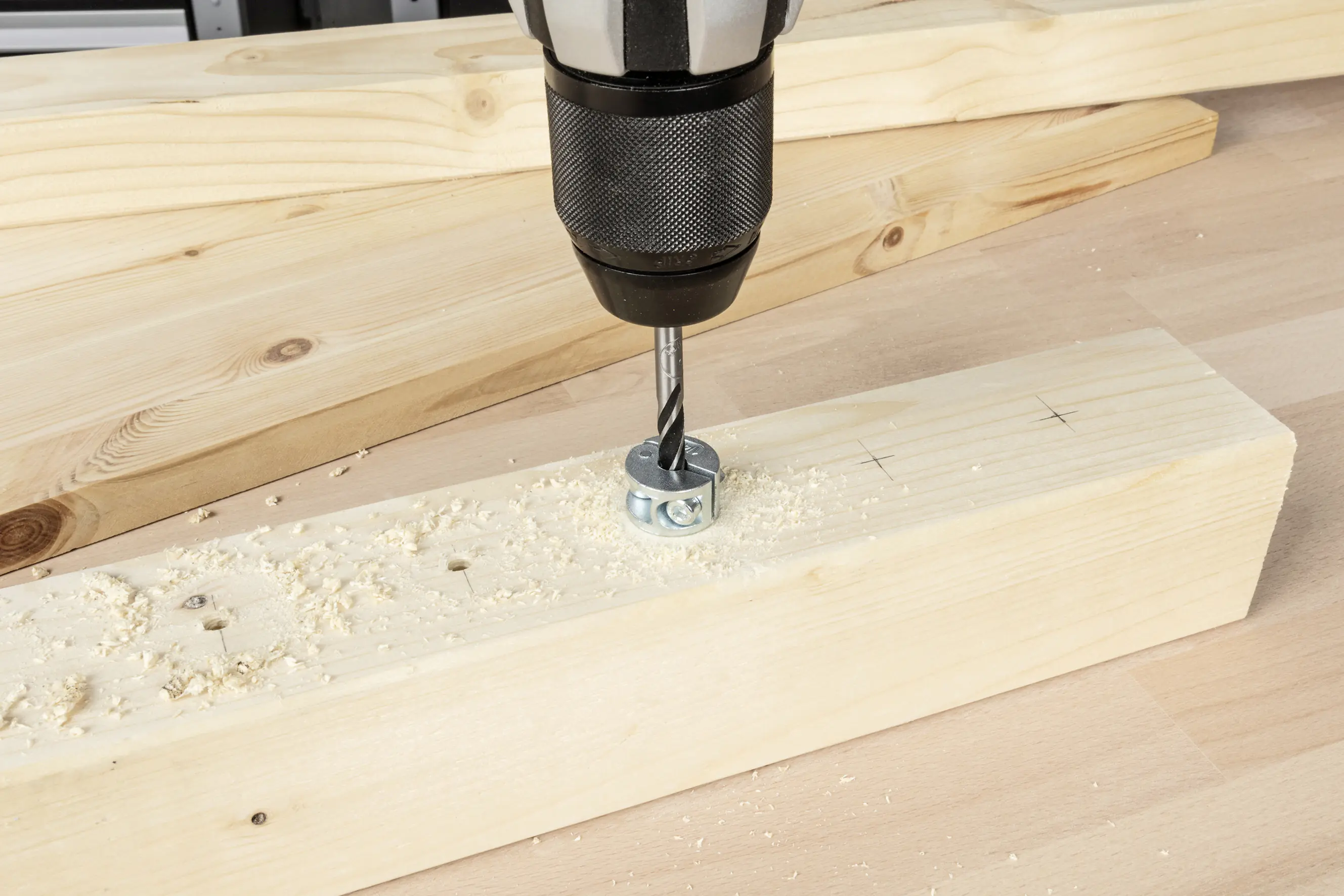 Wolfcraft Tiefenstopp 3-teilig Ø 6, 8, 10 mm
