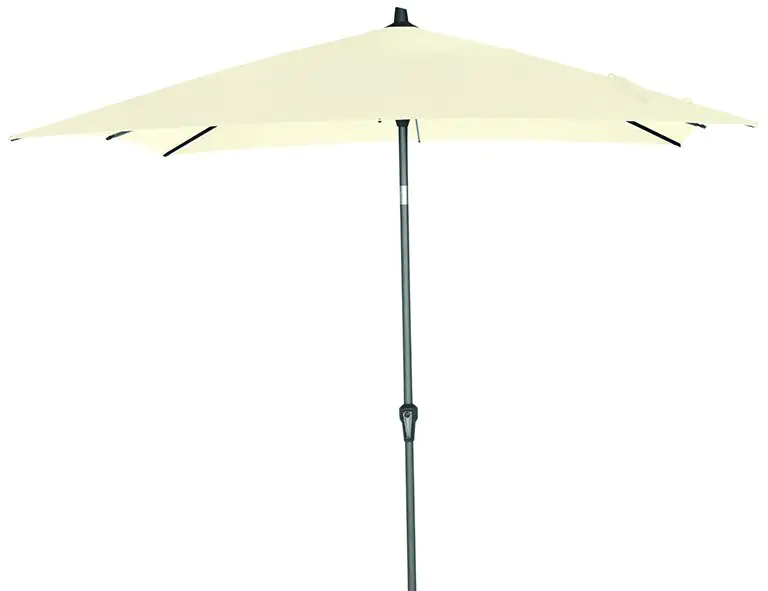 Siena Garden Mittelstockschirm Avio ecru, 250 x 250 cm