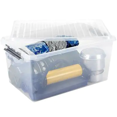 Sunware Aufbewahrungsbox mit Deckel Q-Line 120 L transparent