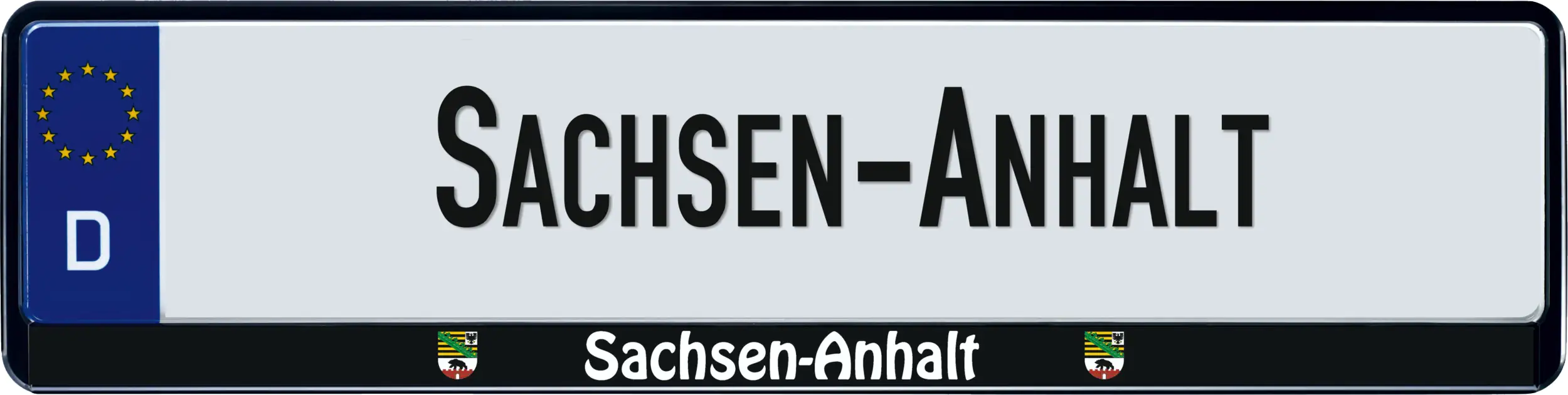 Hermann Schütz Design Kennzeichenrahmen Bundesland Sachsen-Anhalt
