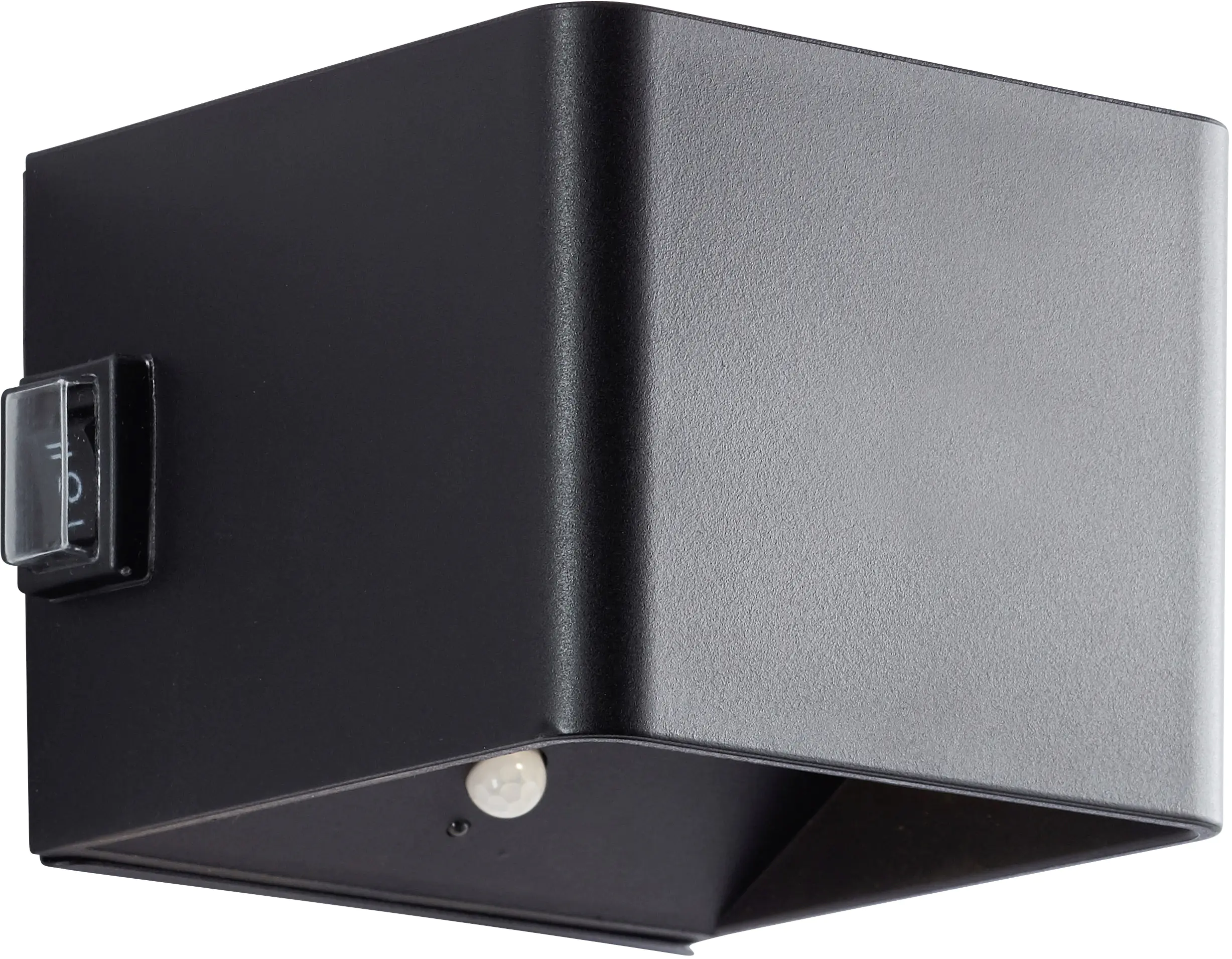 Brilliant Iseo LED Außenleuchte 4 W mit Bewegungsmelder und USB-Anschluss schwarz