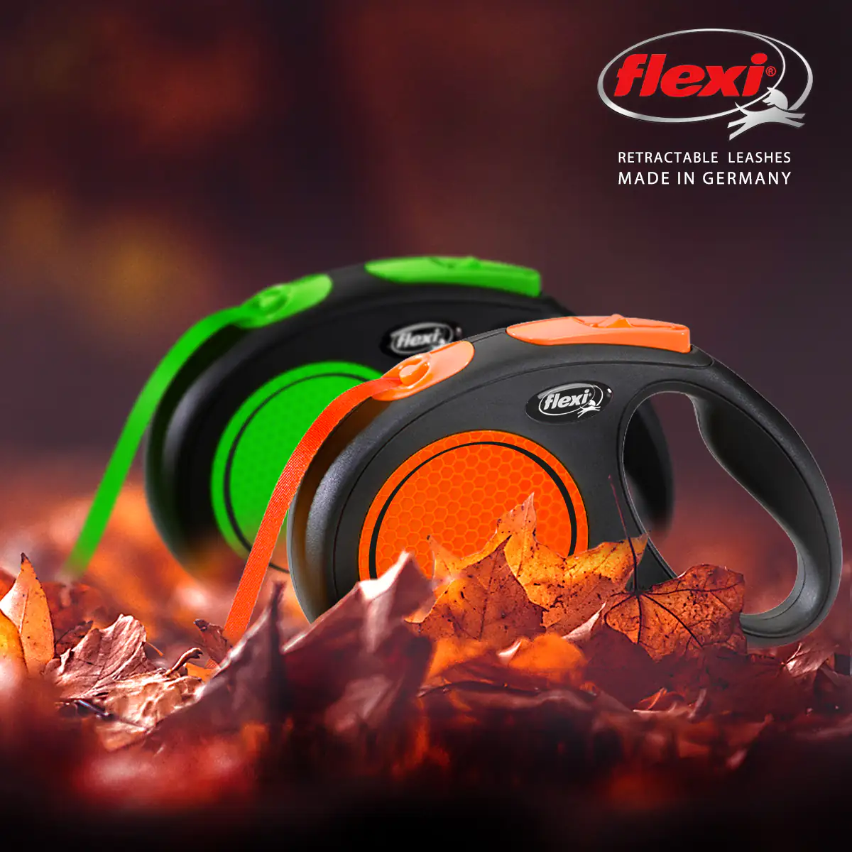 Flexi Hundeleine New Neon Gurt M neongrün
